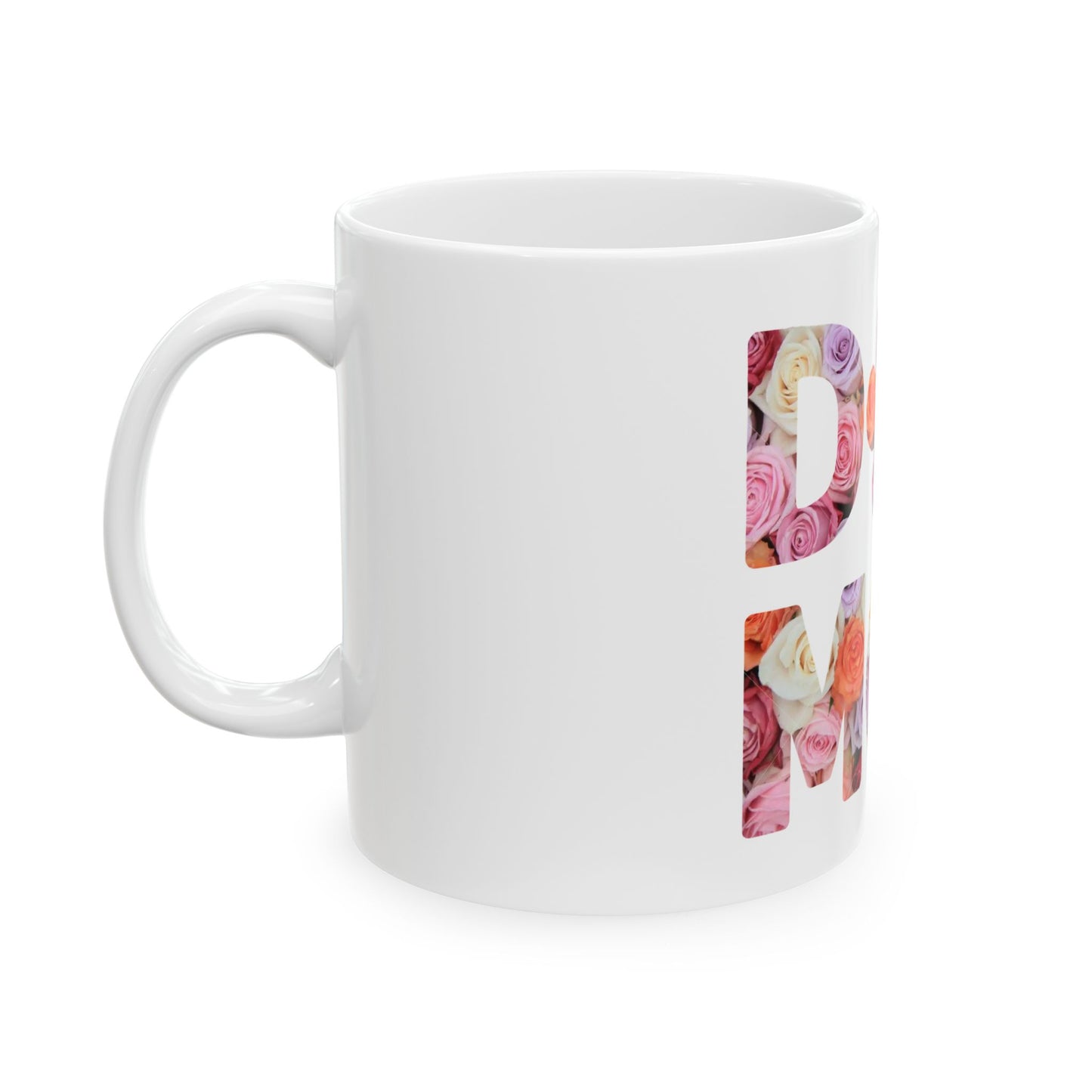 Dog Mom Floral Ceramic Mug - 11oz & 15oz