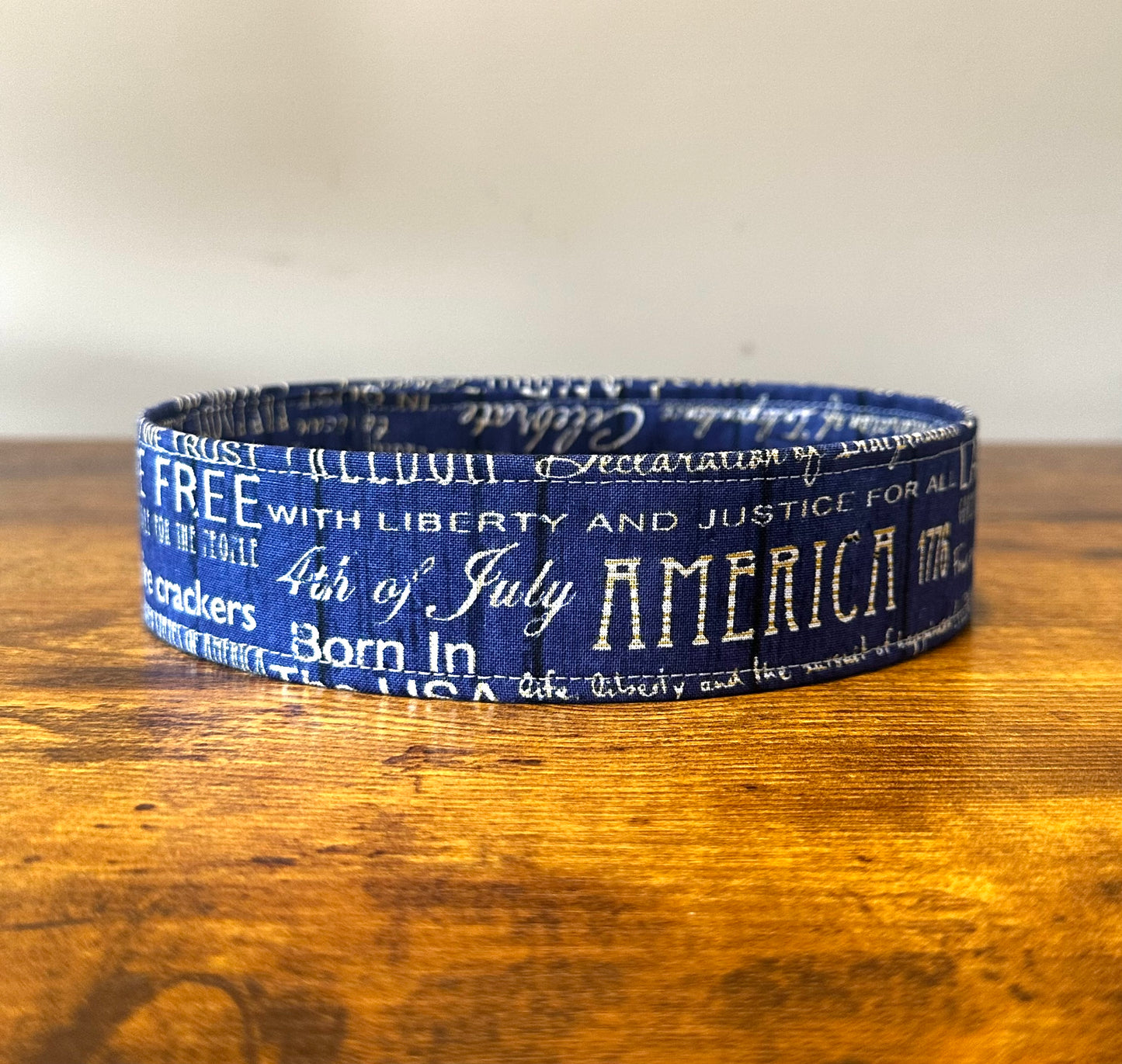 Patriotic 4th of July Dog Collar