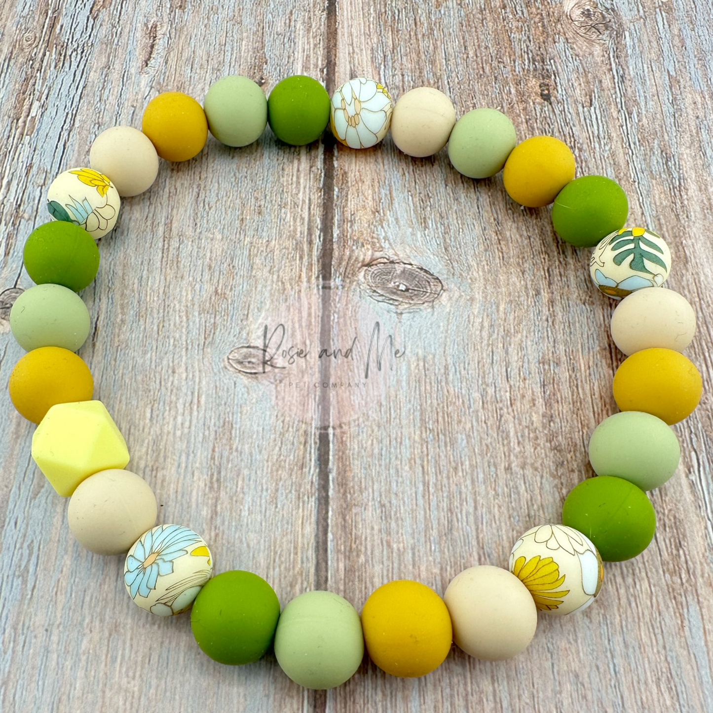 Personalized Beaded Dog Necklace