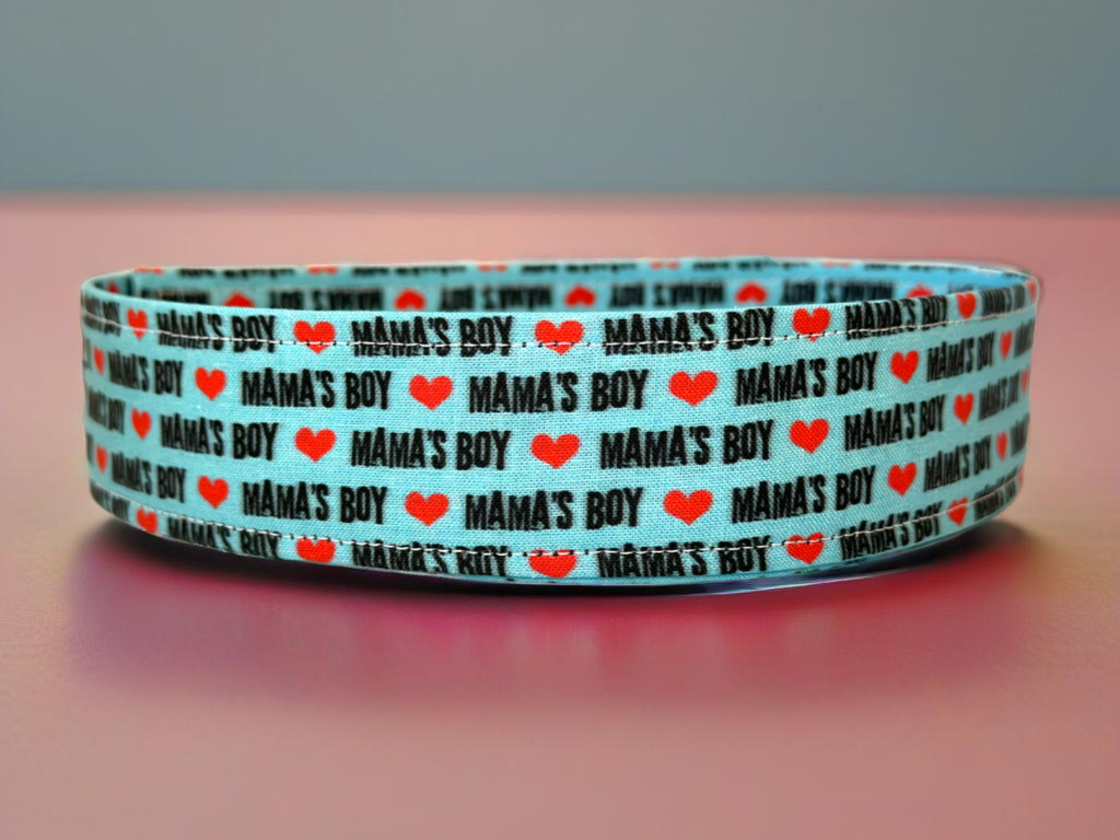 Mamas Boy Dog Collar