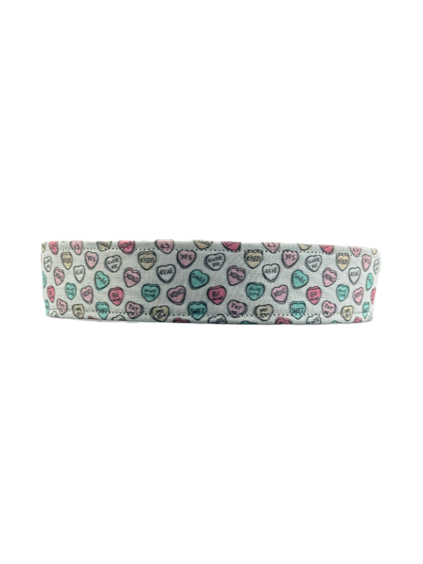 Conversation Hearts Valentines Day Dog Collar