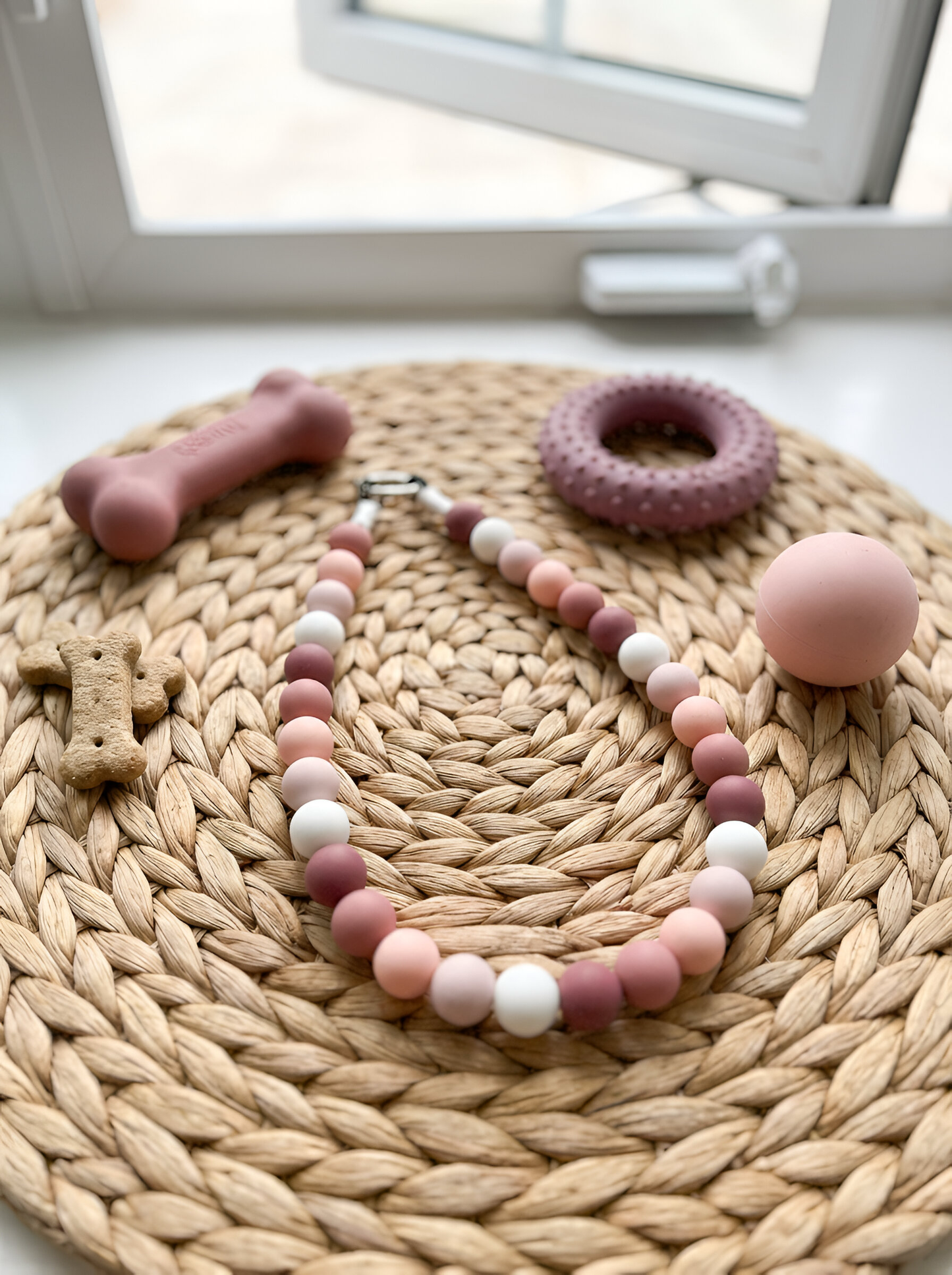 Boho Beaded Dog Collar Necklace