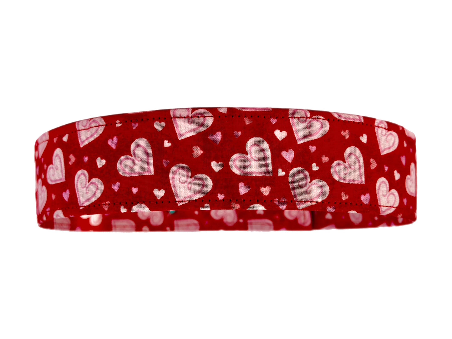 Red Hearts Valentines Day Dog Collar