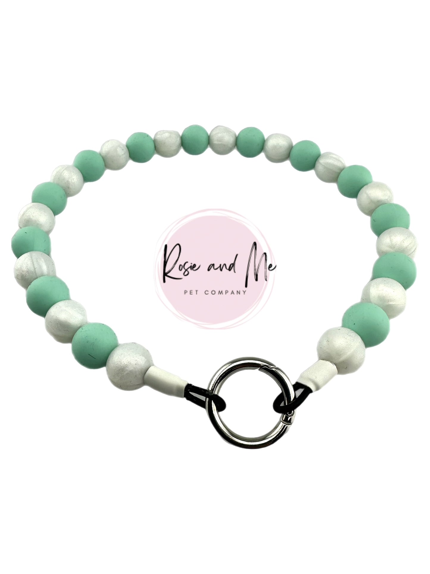 Personalized Turquoise Beaded Dog Necklace