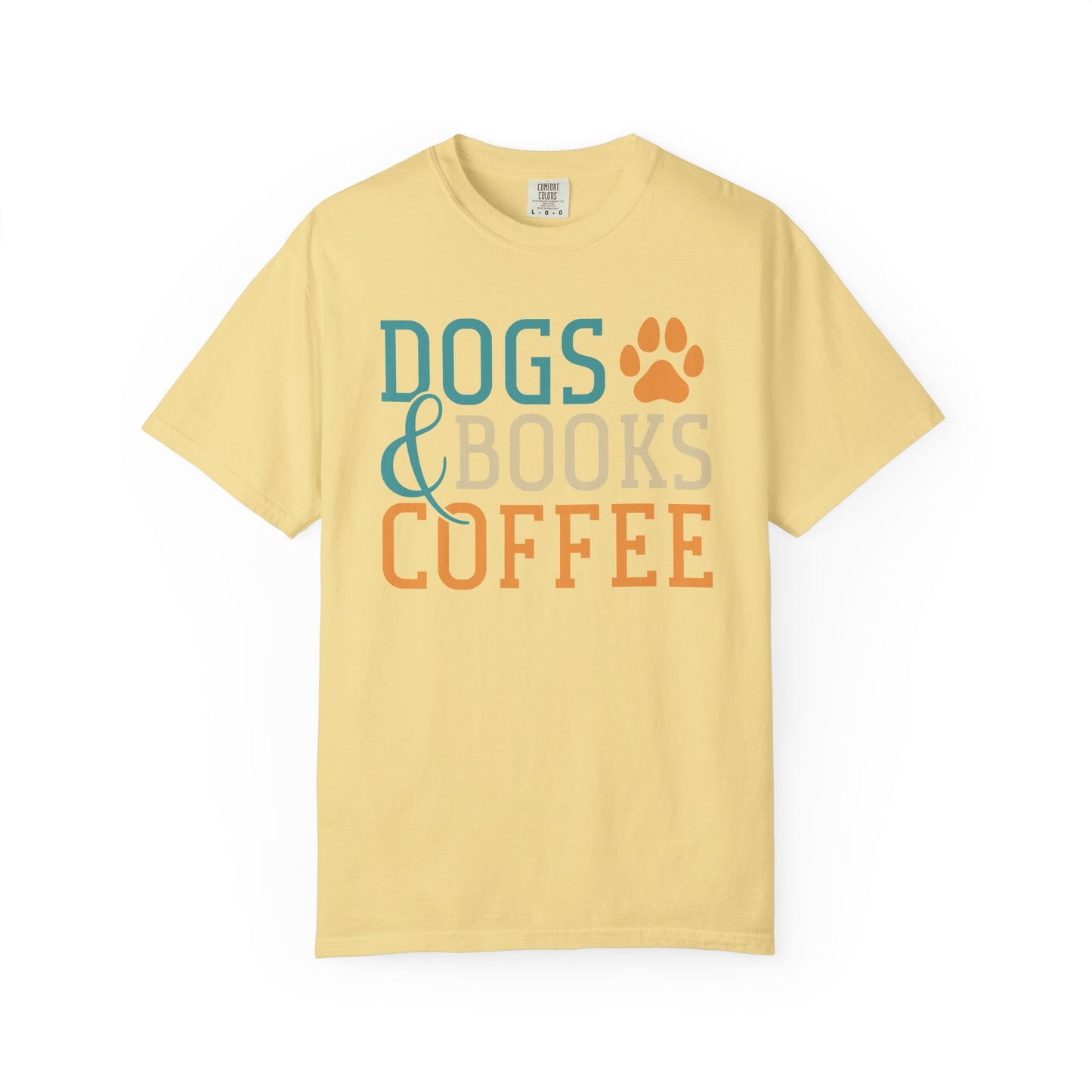 Dogs & Books Coffee T-Shirt | Unisex Garment-Dyed Tee | Perfect Gift for Dog Lovers, Bookworms, Coffee Enthusiasts, Casual Wear, [...]