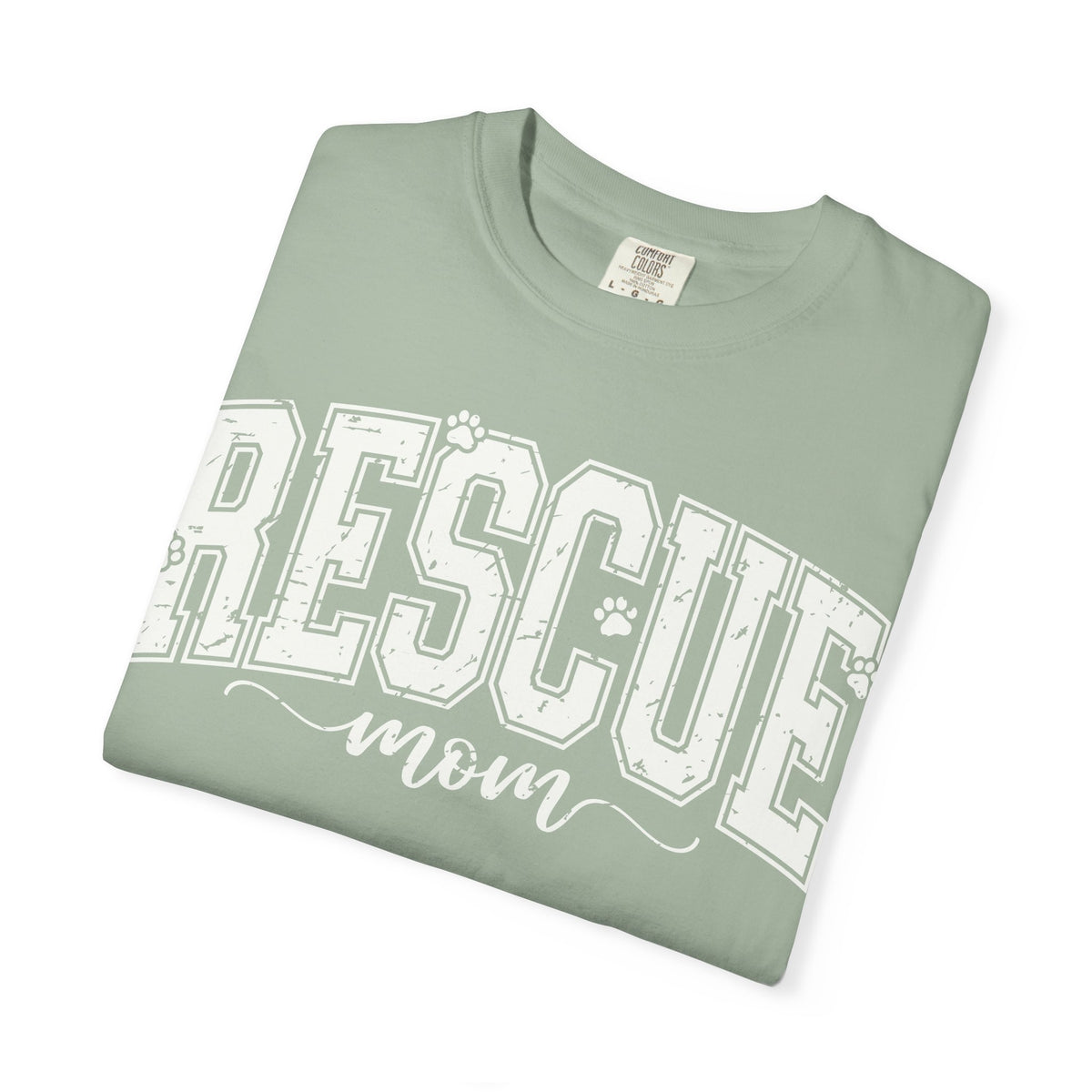 Crewneck T-Shirt — Minimal White Garment-Dyed Tee