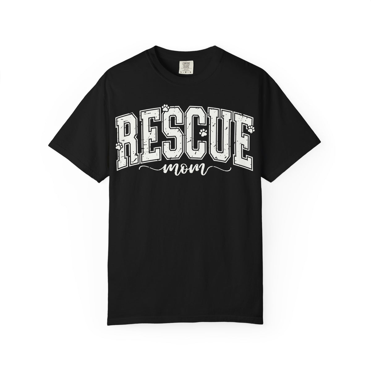 Crewneck T-Shirt — Minimal White Garment-Dyed Tee