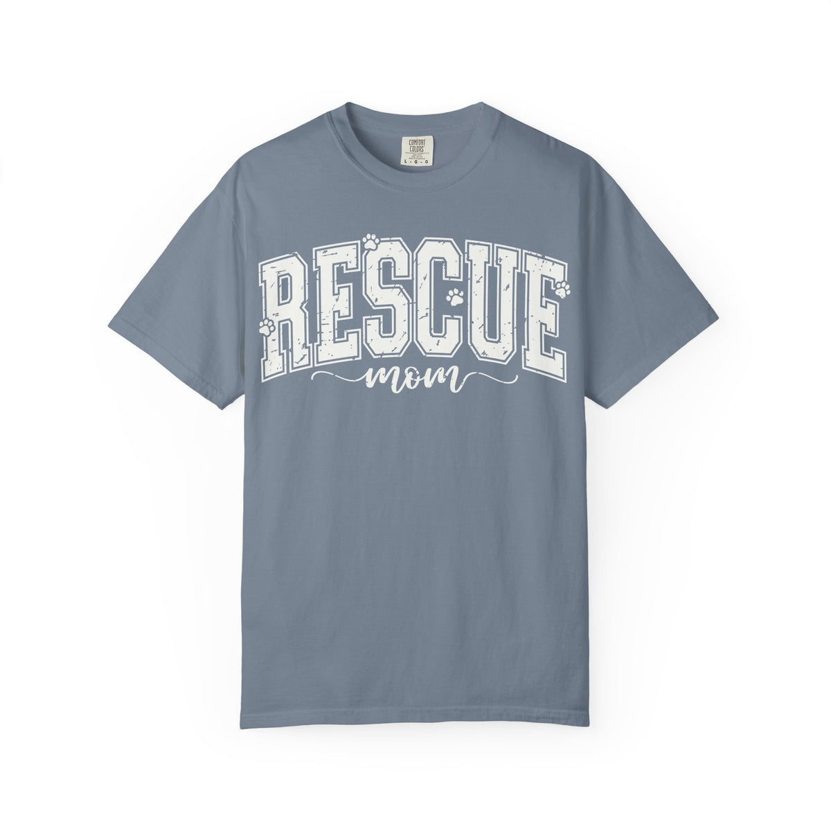 Crewneck T-Shirt — Minimal White Garment-Dyed Tee