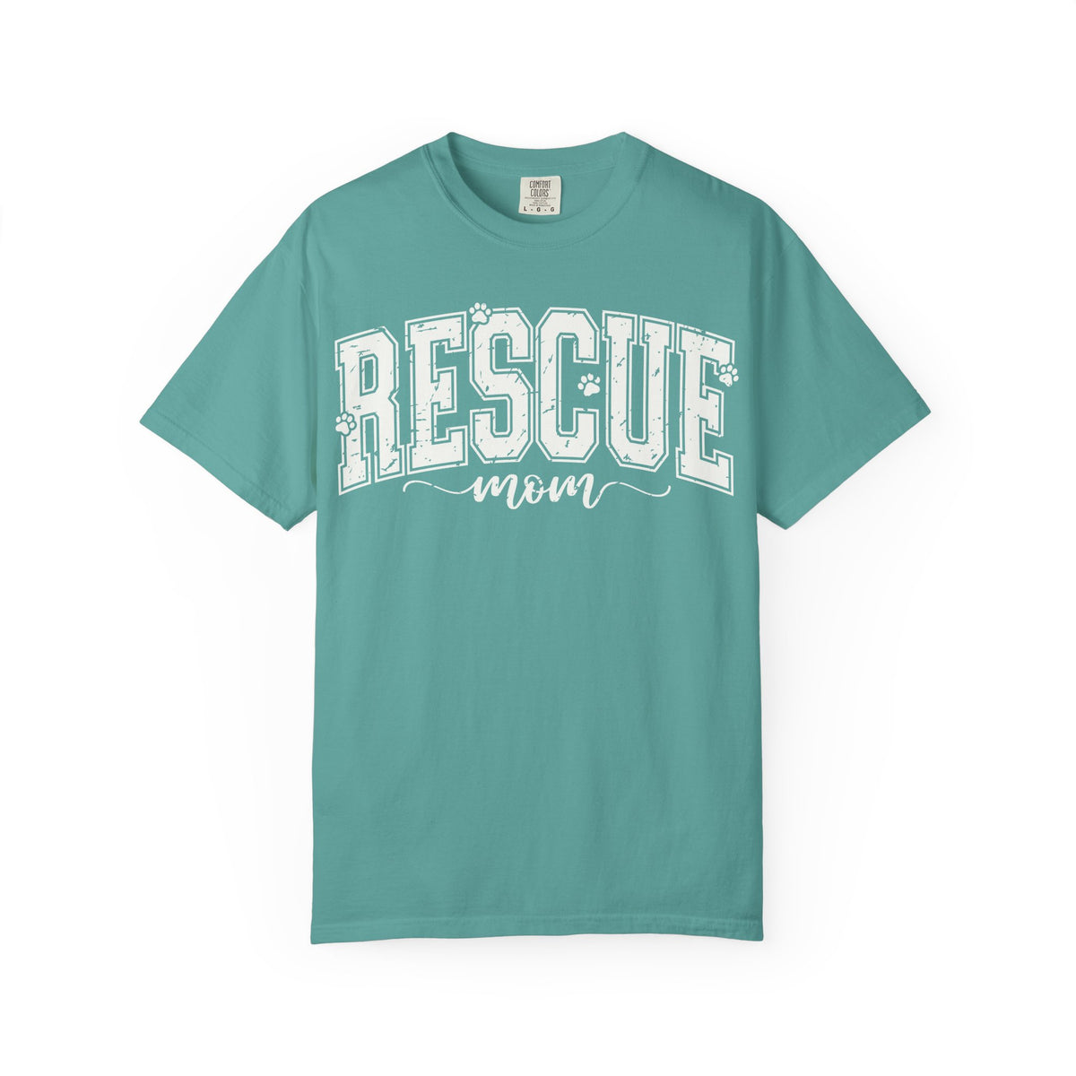 Crewneck T-Shirt — Minimal White Garment-Dyed Tee