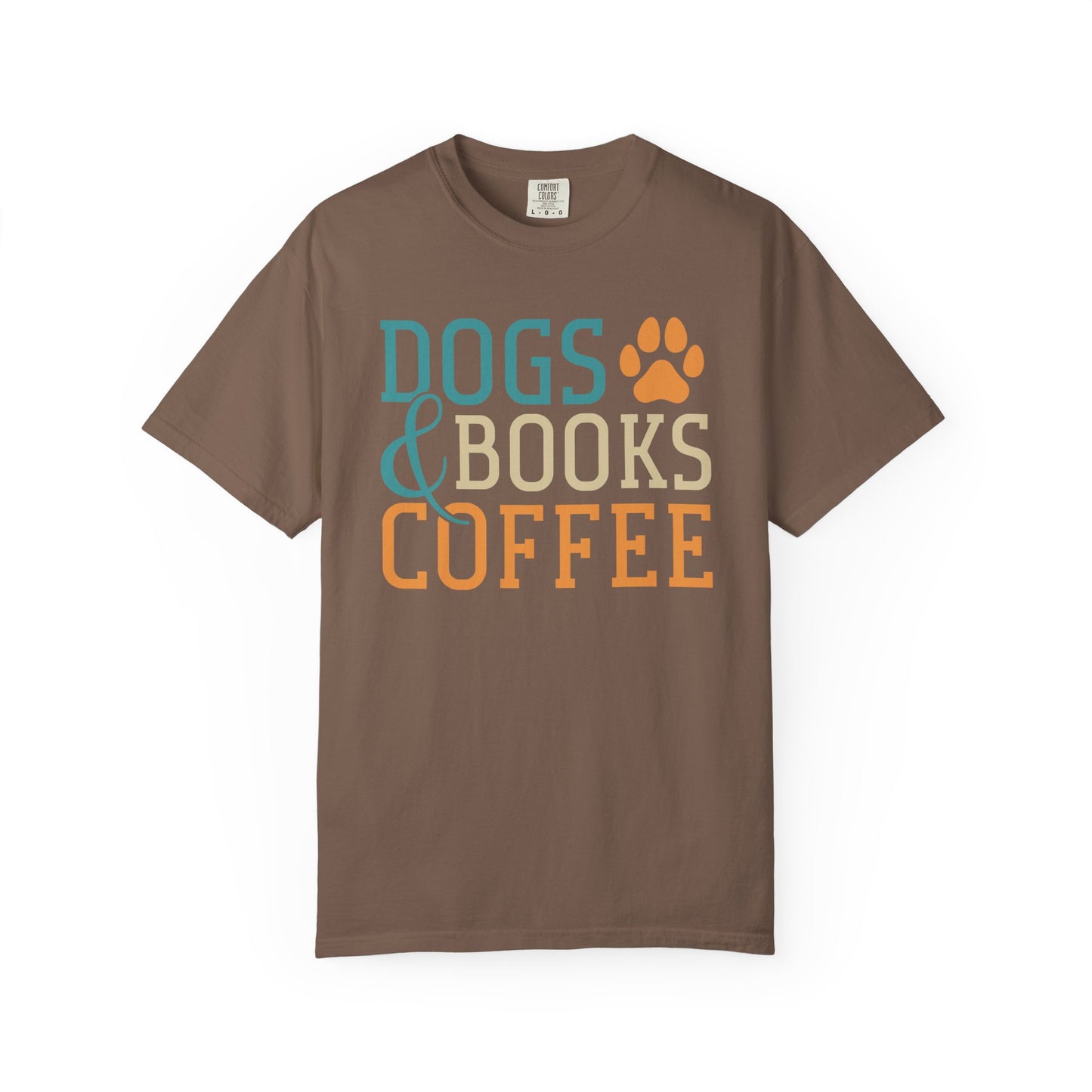 Dogs & Books Coffee T-Shirt | Unisex Garment-Dyed Tee | Perfect Gift for Dog Lovers, Bookworms, Coffee Enthusiasts, Casual Wear, [...]