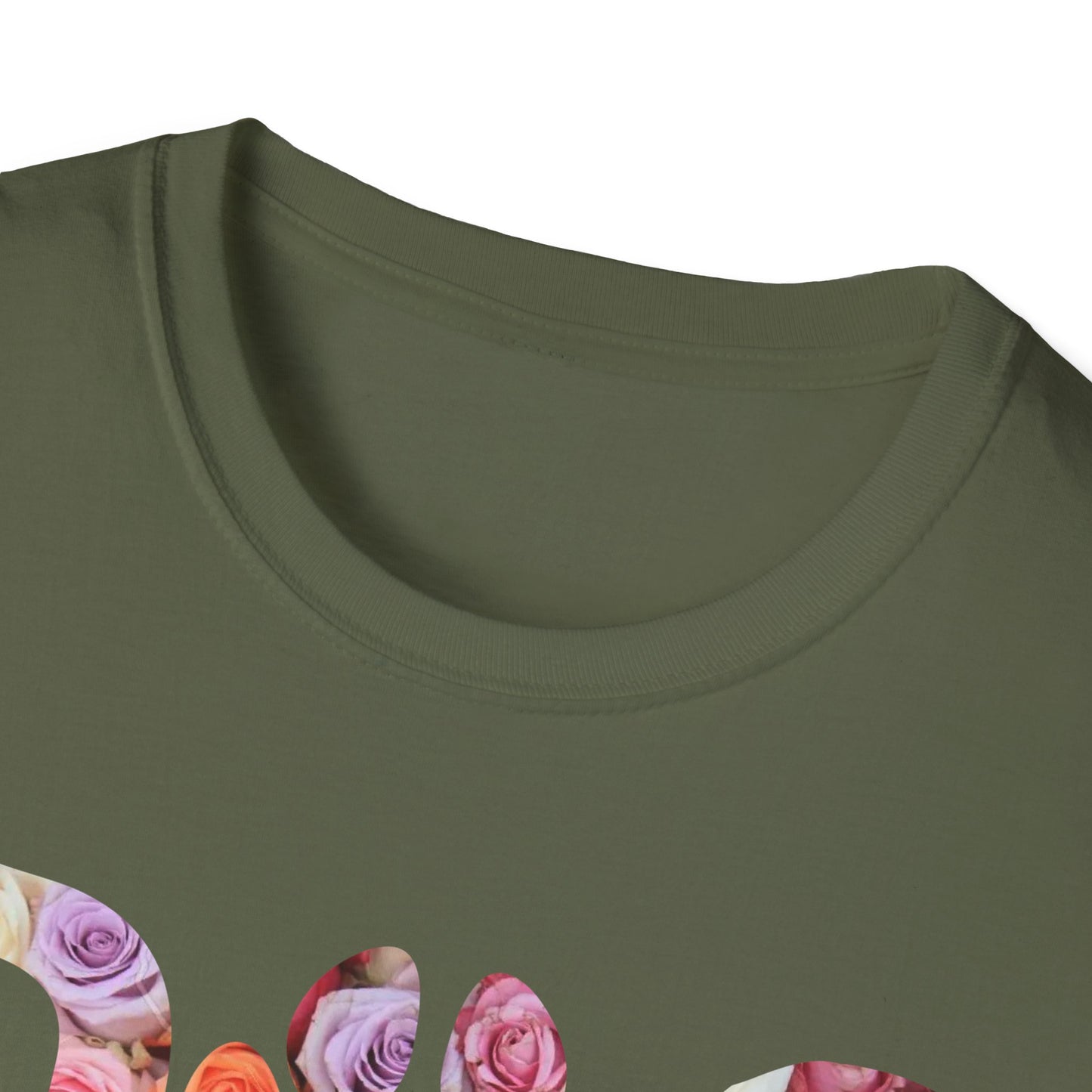 Floral Dog Mom T-Shirt | Unisex Softstyle Tee for Pet Lovers