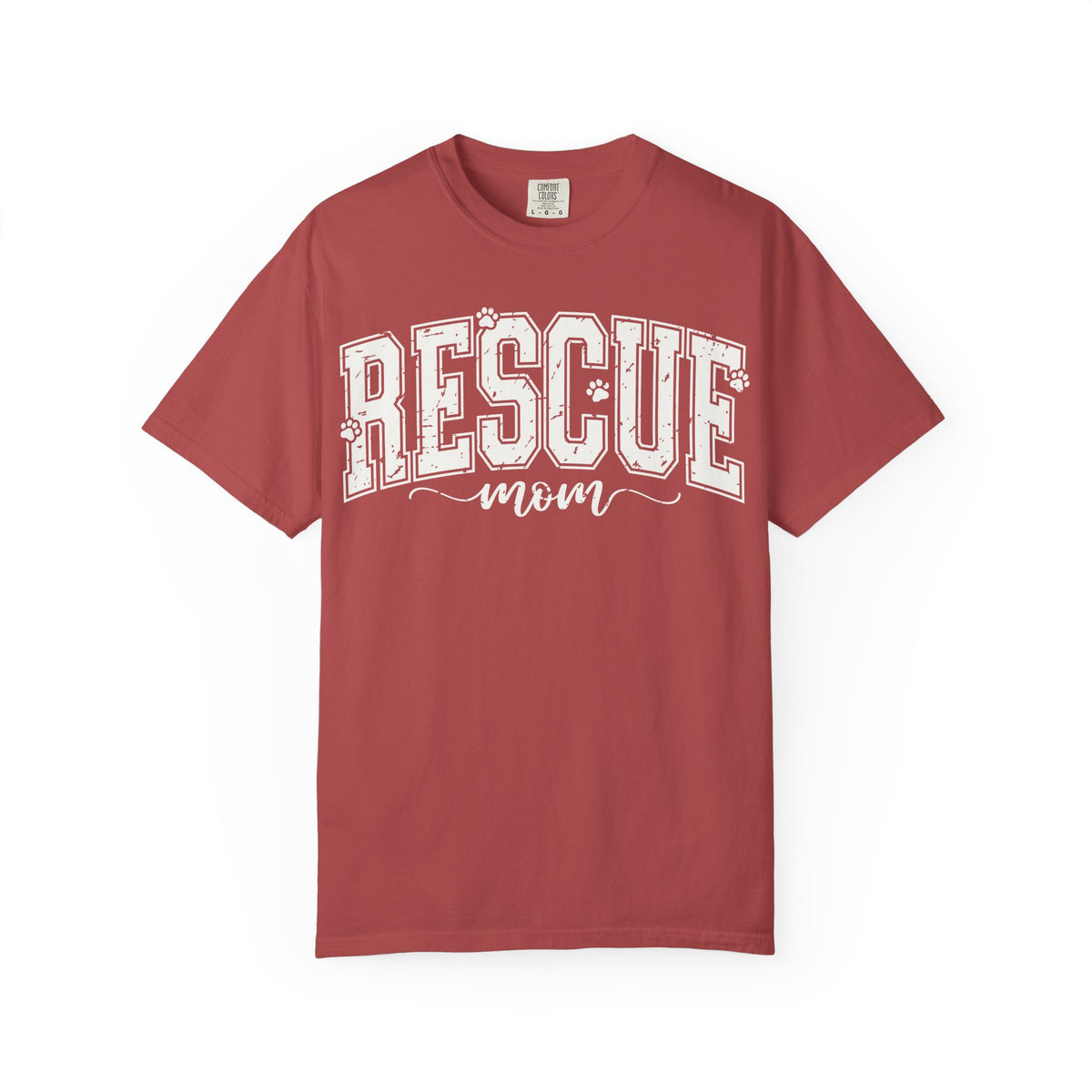 Crewneck T-Shirt — Minimal White Garment-Dyed Tee