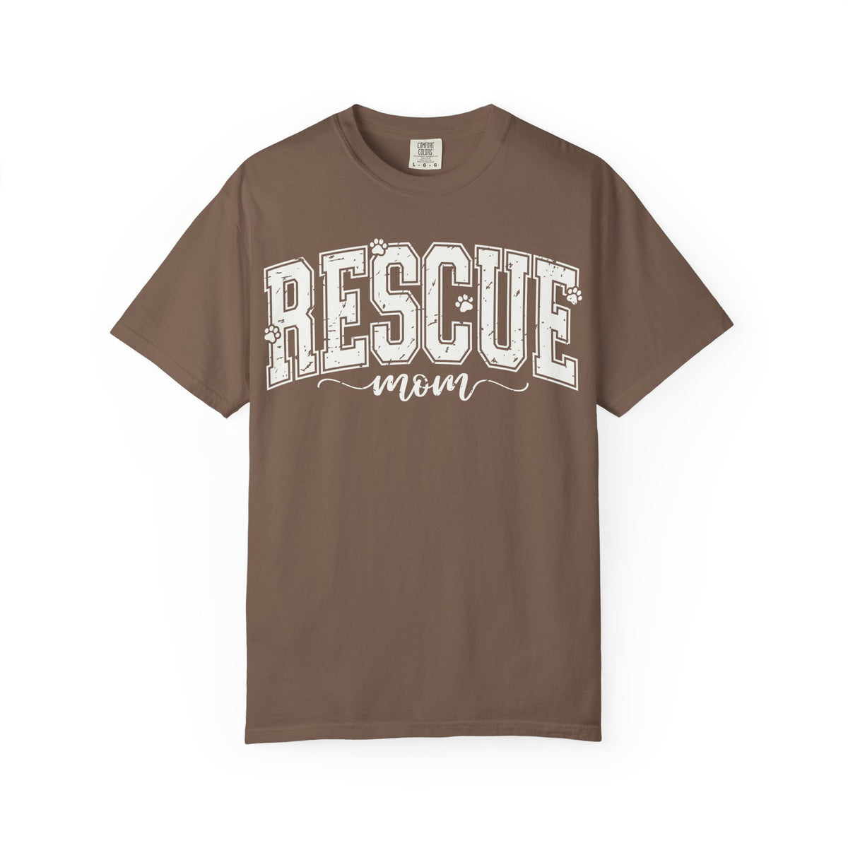 Crewneck T-Shirt — Minimal White Garment-Dyed Tee