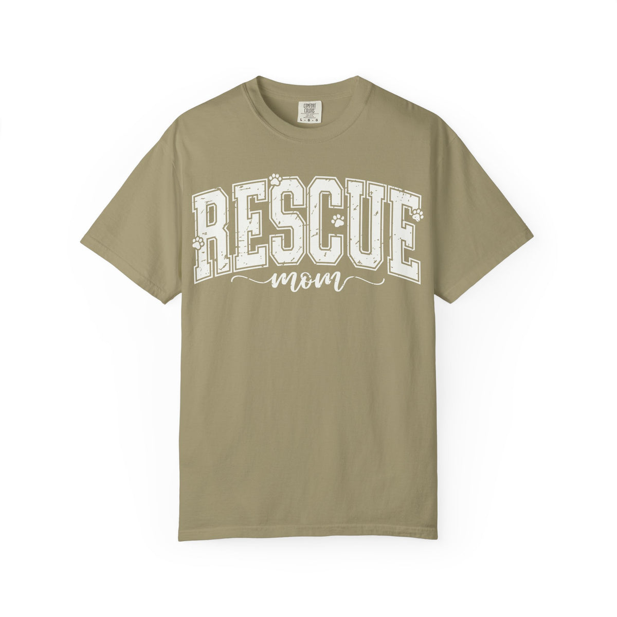 Crewneck T-Shirt — Minimal White Garment-Dyed Tee