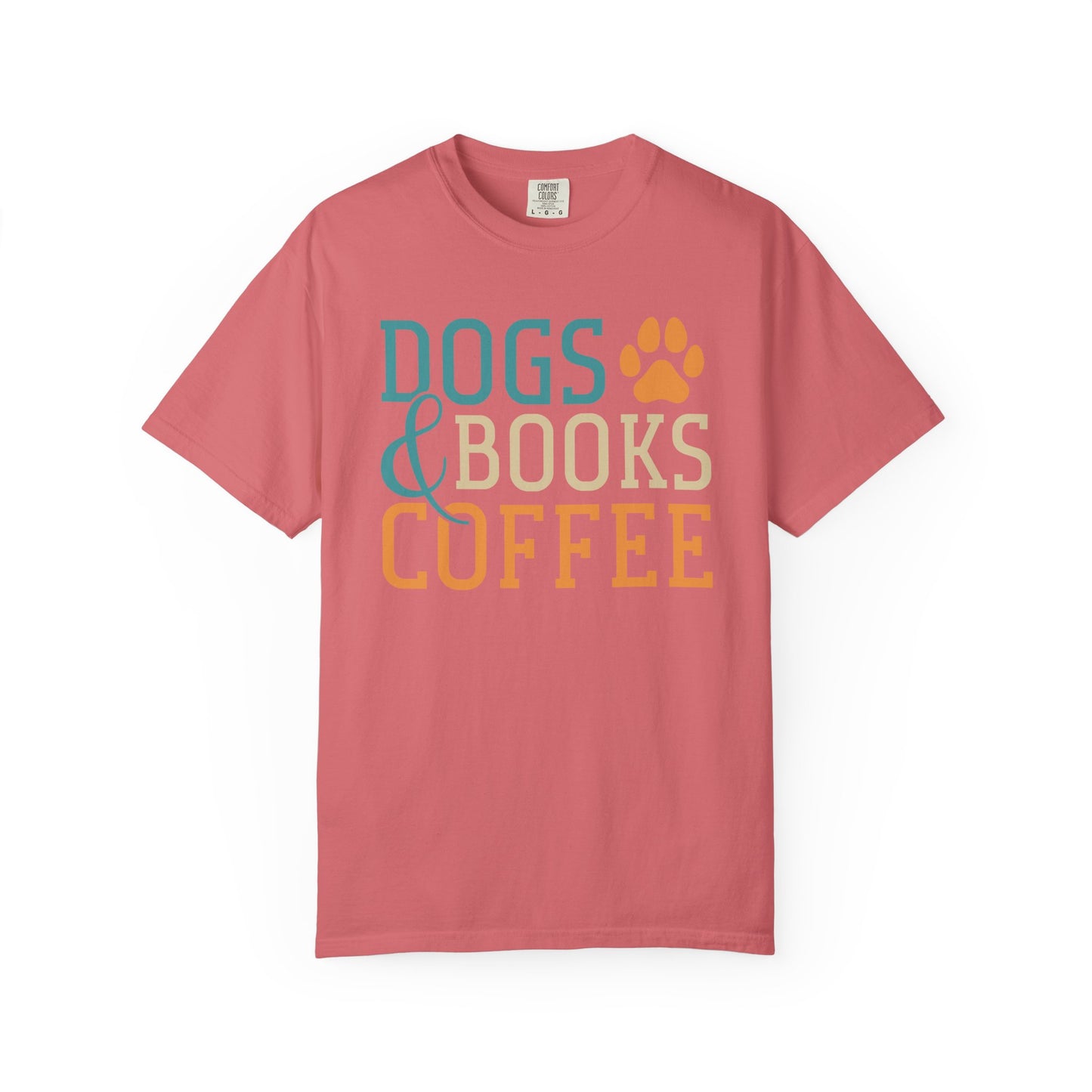 Dogs & Books Coffee T-Shirt | Unisex Garment-Dyed Tee | Perfect Gift for Dog Lovers, Bookworms, Coffee Enthusiasts, Casual Wear, [...]