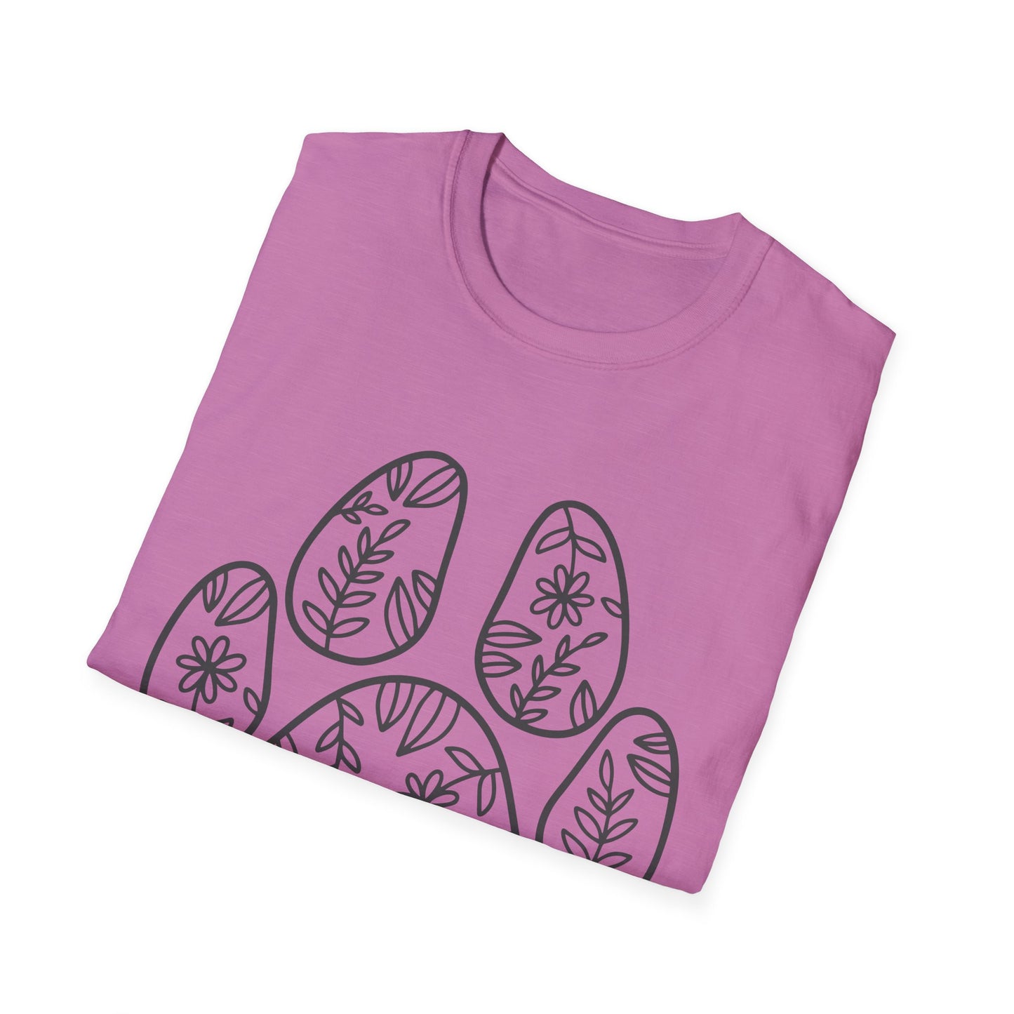 Paw Print Love Tee - Animal Lover T-Shirt, Cute Pet Shirt, Floral Graphic Tee for Pets, Birthday Gift for Dog Moms