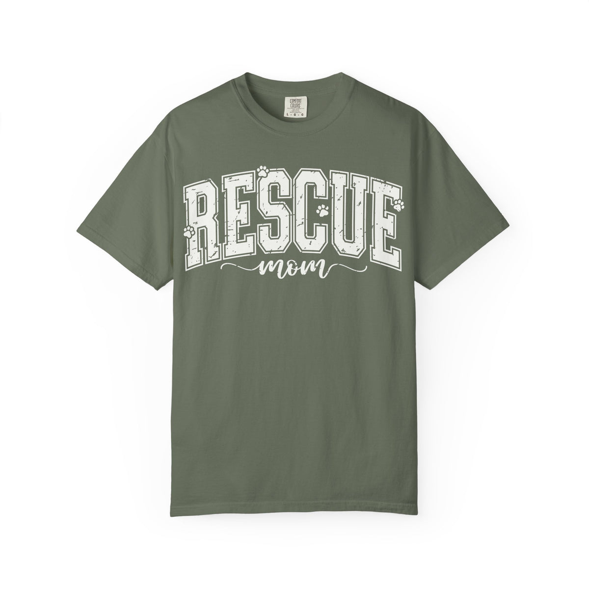 Crewneck T-Shirt — Minimal White Garment-Dyed Tee