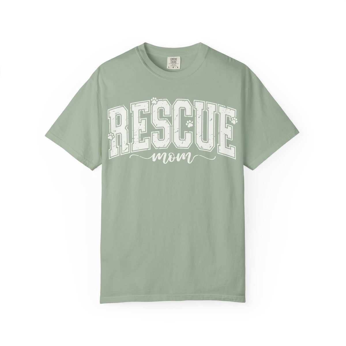 Crewneck T-Shirt — Minimal White Garment-Dyed Tee