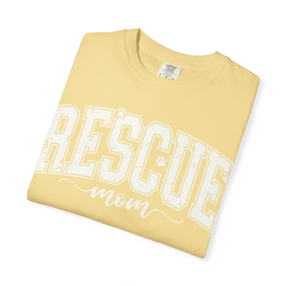 Crewneck T-Shirt — Minimal White Garment-Dyed Tee