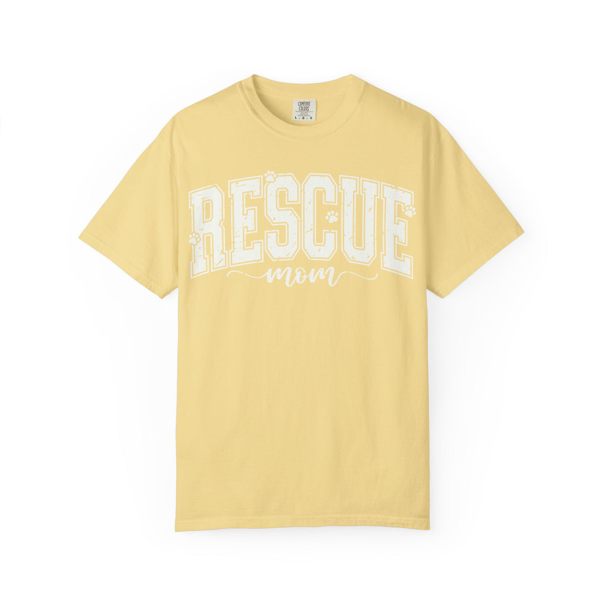 Crewneck T-Shirt — Minimal White Garment-Dyed Tee