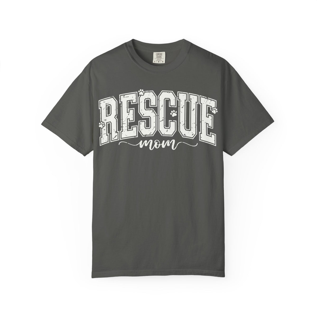Crewneck T-Shirt — Minimal White Garment-Dyed Tee