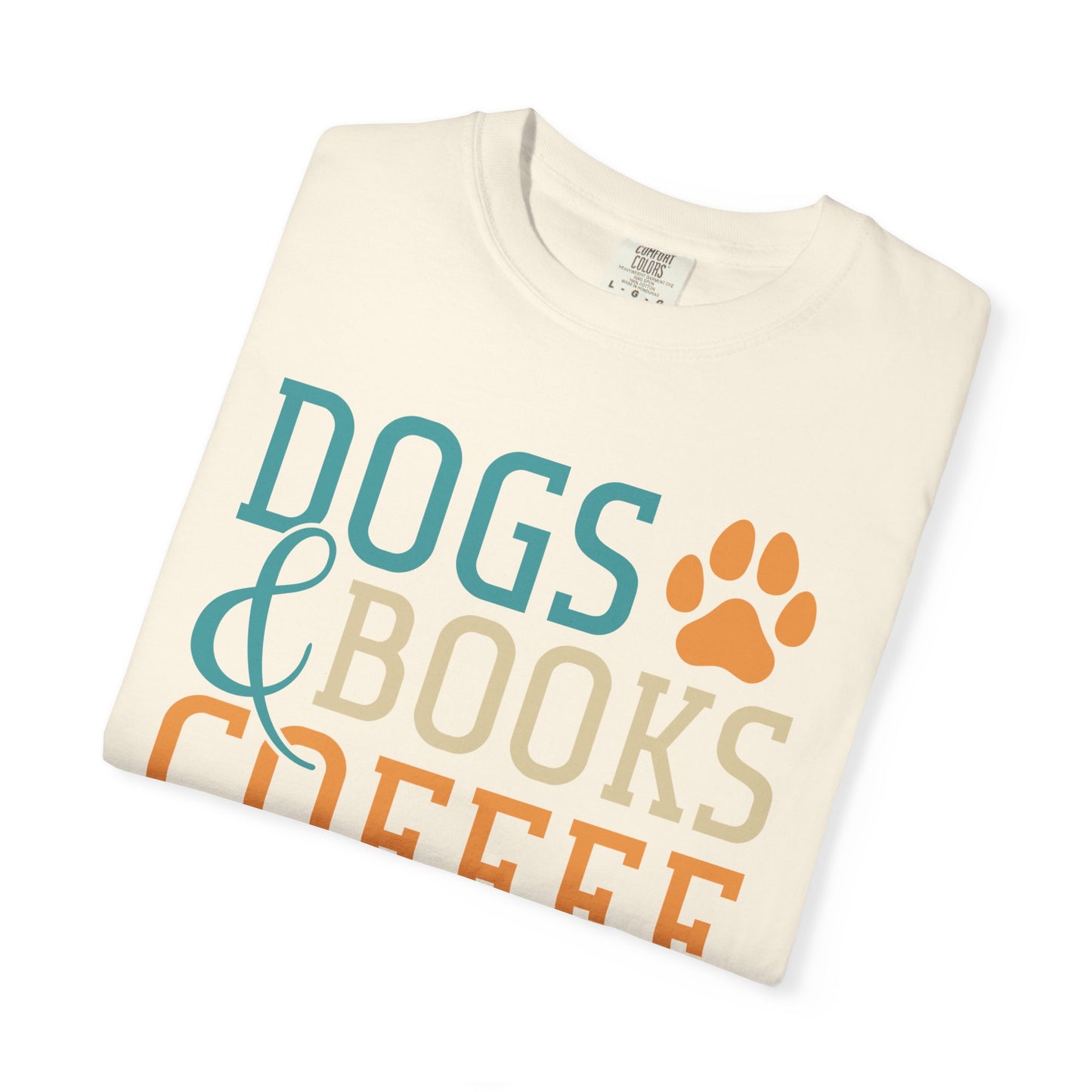 Dogs & Books Coffee T-Shirt | Unisex Garment-Dyed Tee | Perfect Gift for Dog Lovers, Bookworms, Coffee Enthusiasts, Casual Wear, [...]