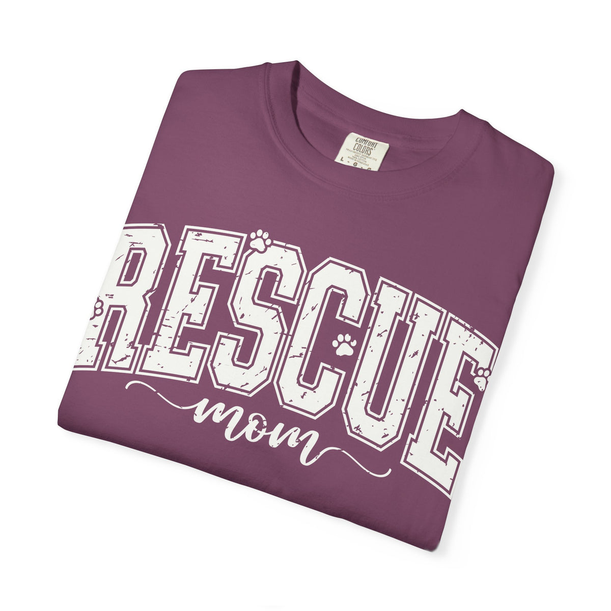 Crewneck T-Shirt — Minimal White Garment-Dyed Tee