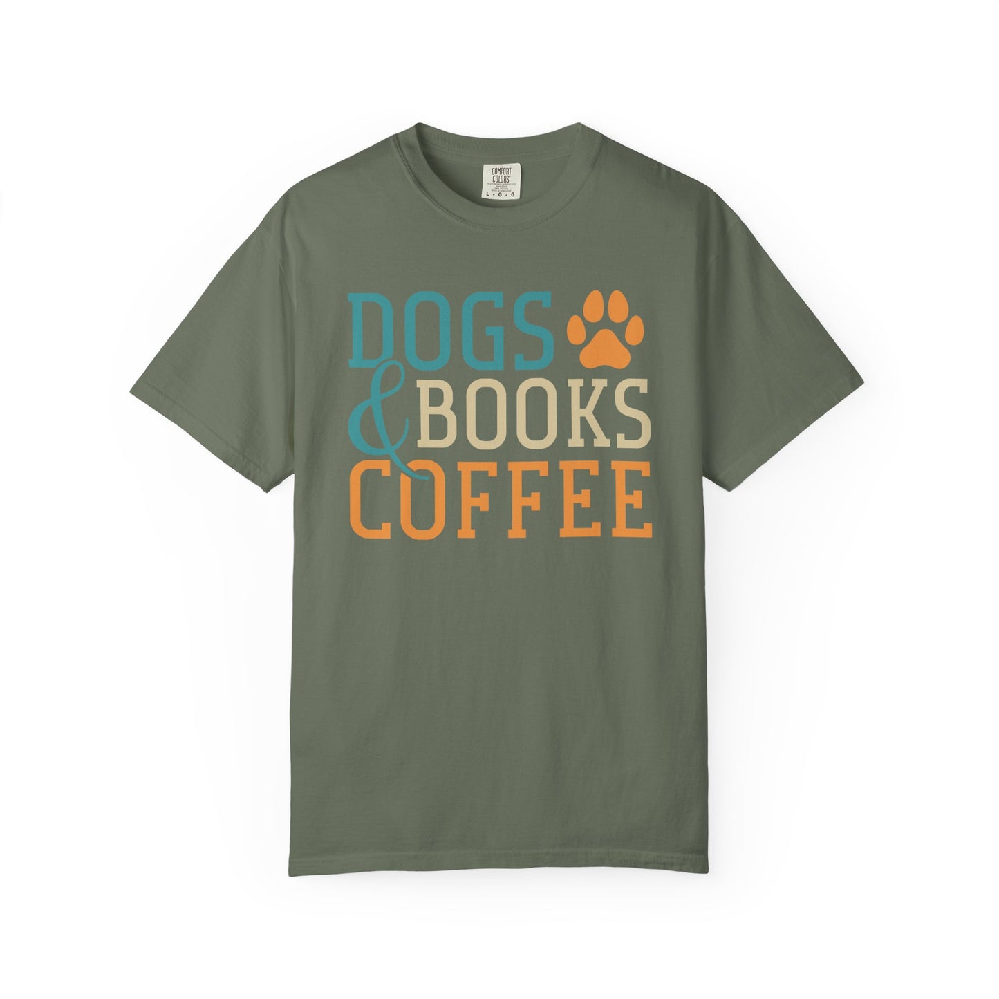Dogs & Books Coffee T-Shirt | Unisex Garment-Dyed Tee | Perfect Gift for Dog Lovers, Bookworms, Coffee Enthusiasts, Casual Wear, [...]