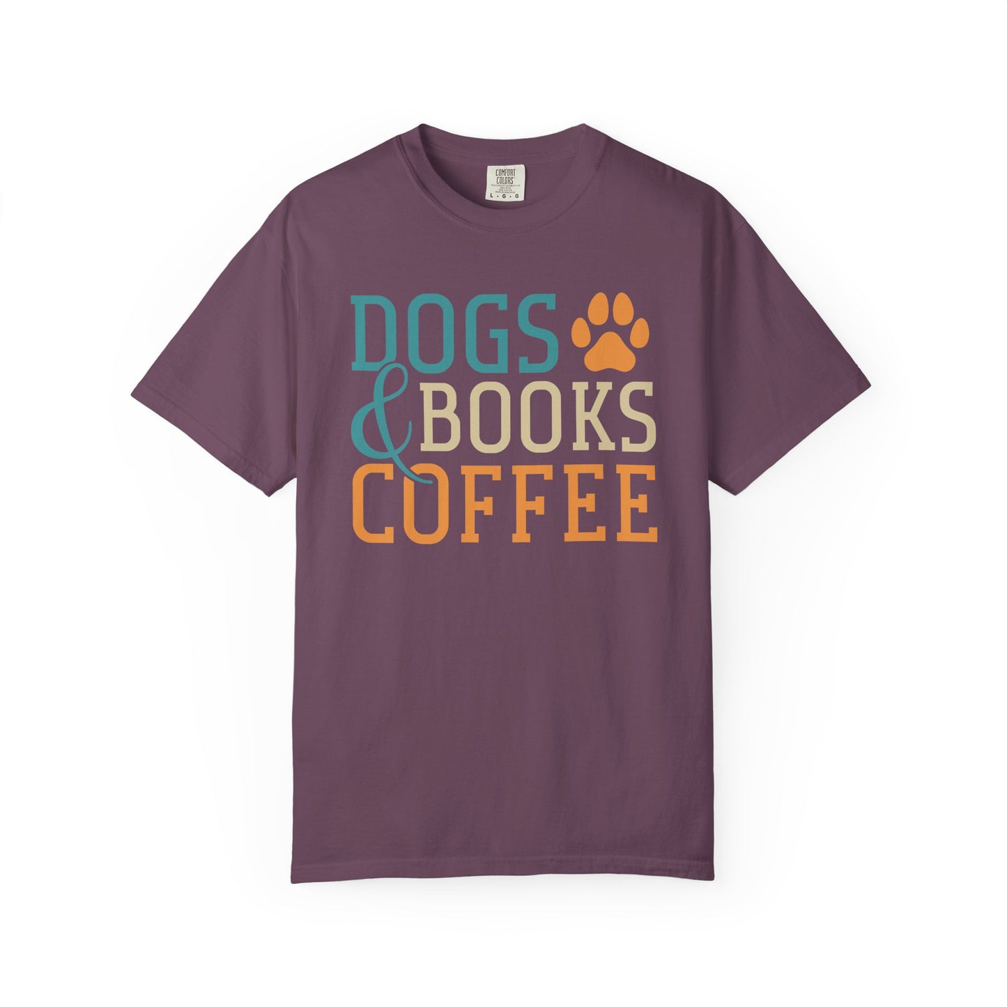 Dogs & Books Coffee T-Shirt | Unisex Garment-Dyed Tee | Perfect Gift for Dog Lovers, Bookworms, Coffee Enthusiasts, Casual Wear, [...]