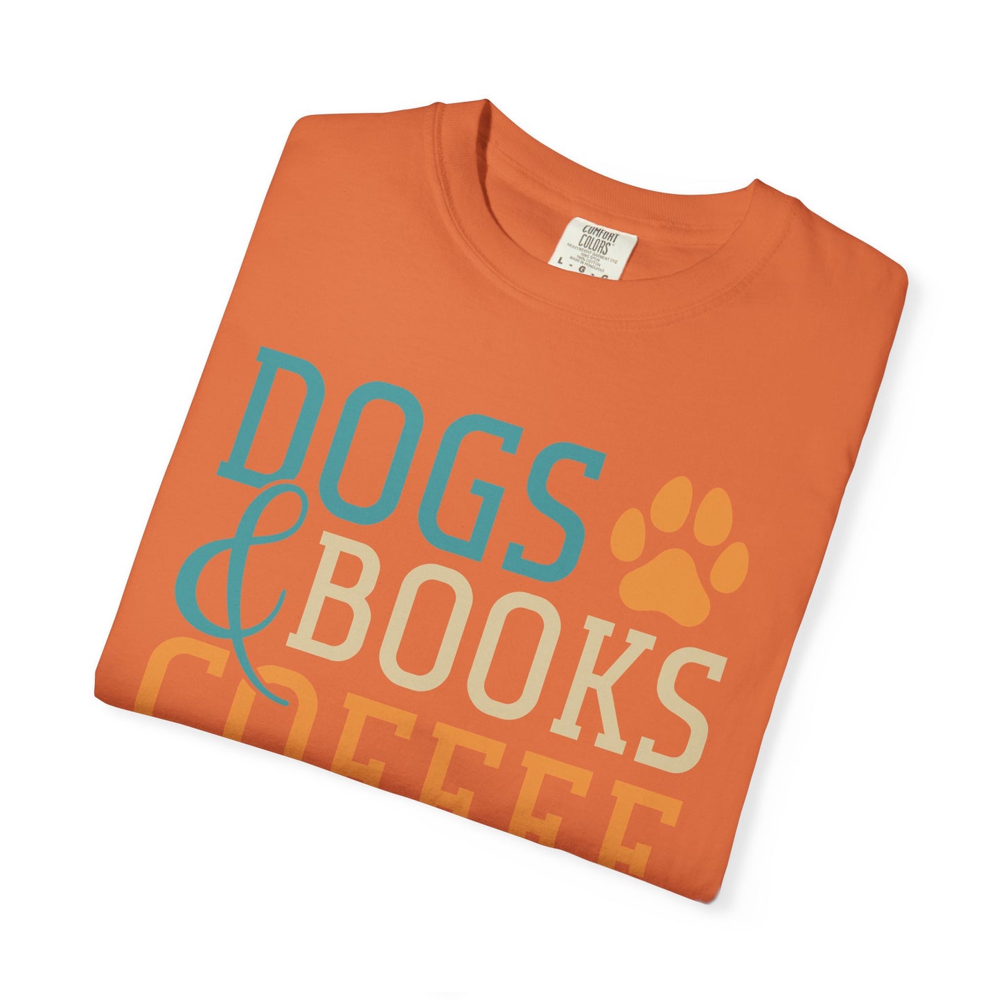 Dogs & Books Coffee T-Shirt | Unisex Garment-Dyed Tee | Perfect Gift for Dog Lovers, Bookworms, Coffee Enthusiasts, Casual Wear, [...]