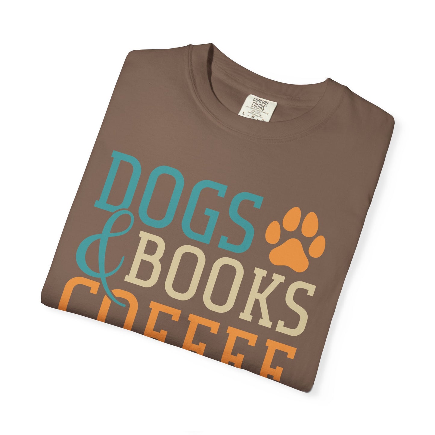 Dogs & Books Coffee T-Shirt | Unisex Garment-Dyed Tee | Perfect Gift for Dog Lovers, Bookworms, Coffee Enthusiasts, Casual Wear, [...]