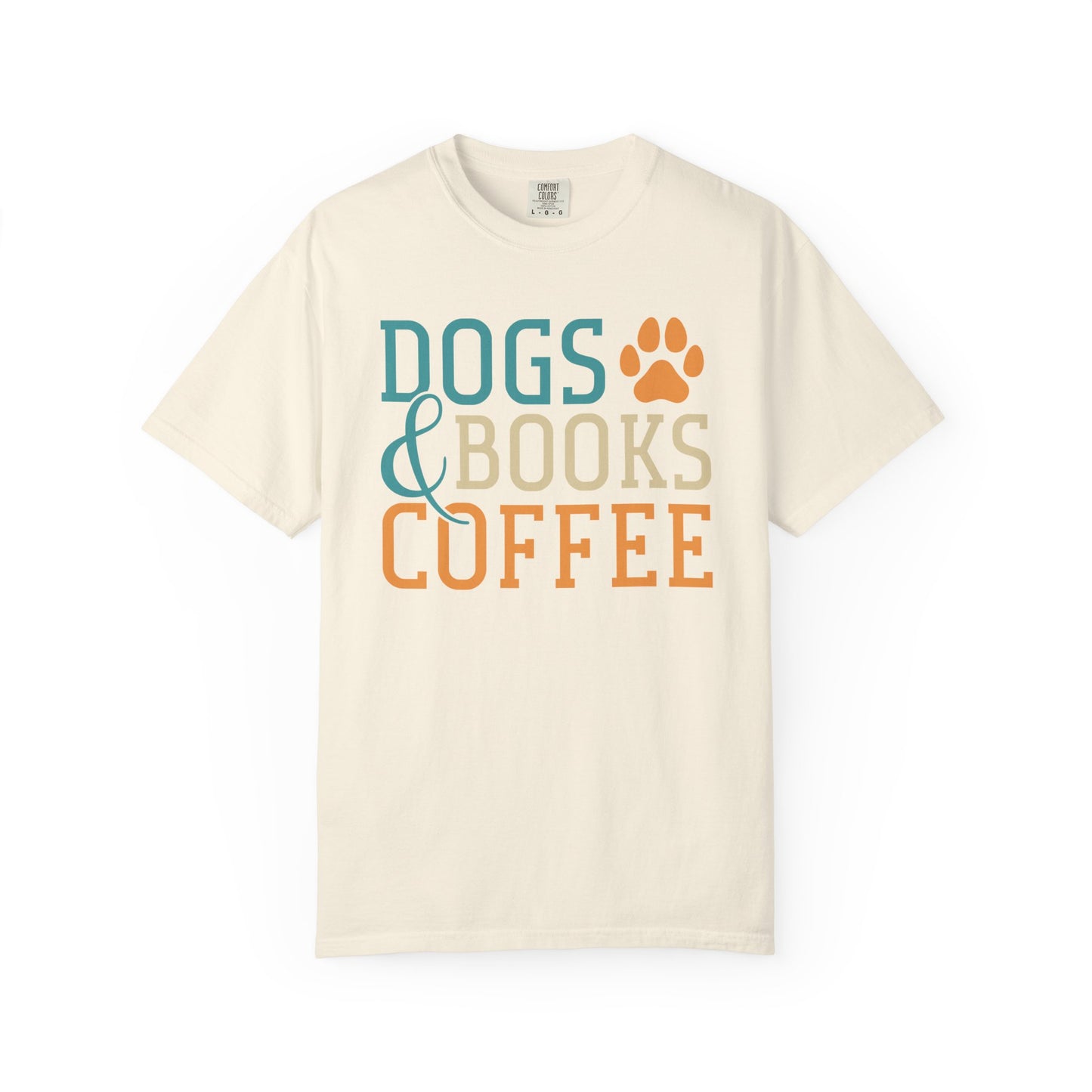 Dogs & Books Coffee T-Shirt | Unisex Garment-Dyed Tee | Perfect Gift for Dog Lovers, Bookworms, Coffee Enthusiasts, Casual Wear, [...]
