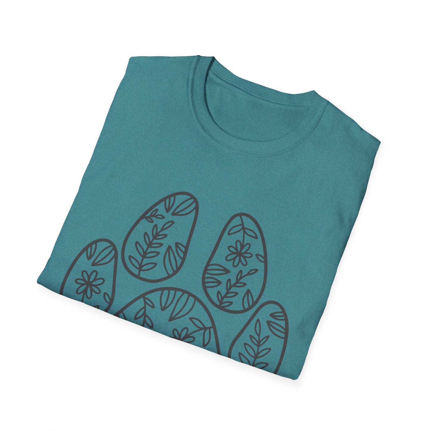 Paw Print Love Tee - Animal Lover T-Shirt, Cute Pet Shirt, Floral Graphic Tee for Pets, Birthday Gift for Dog Moms