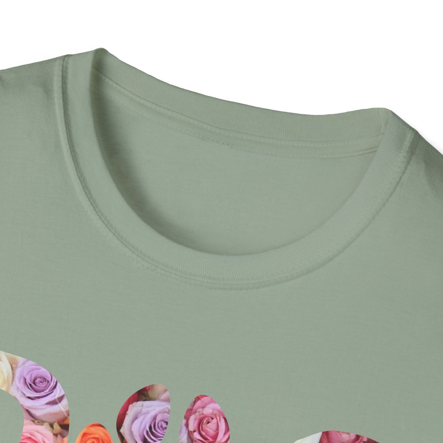 Floral Dog Mom T-Shirt | Unisex Softstyle Tee for Pet Lovers