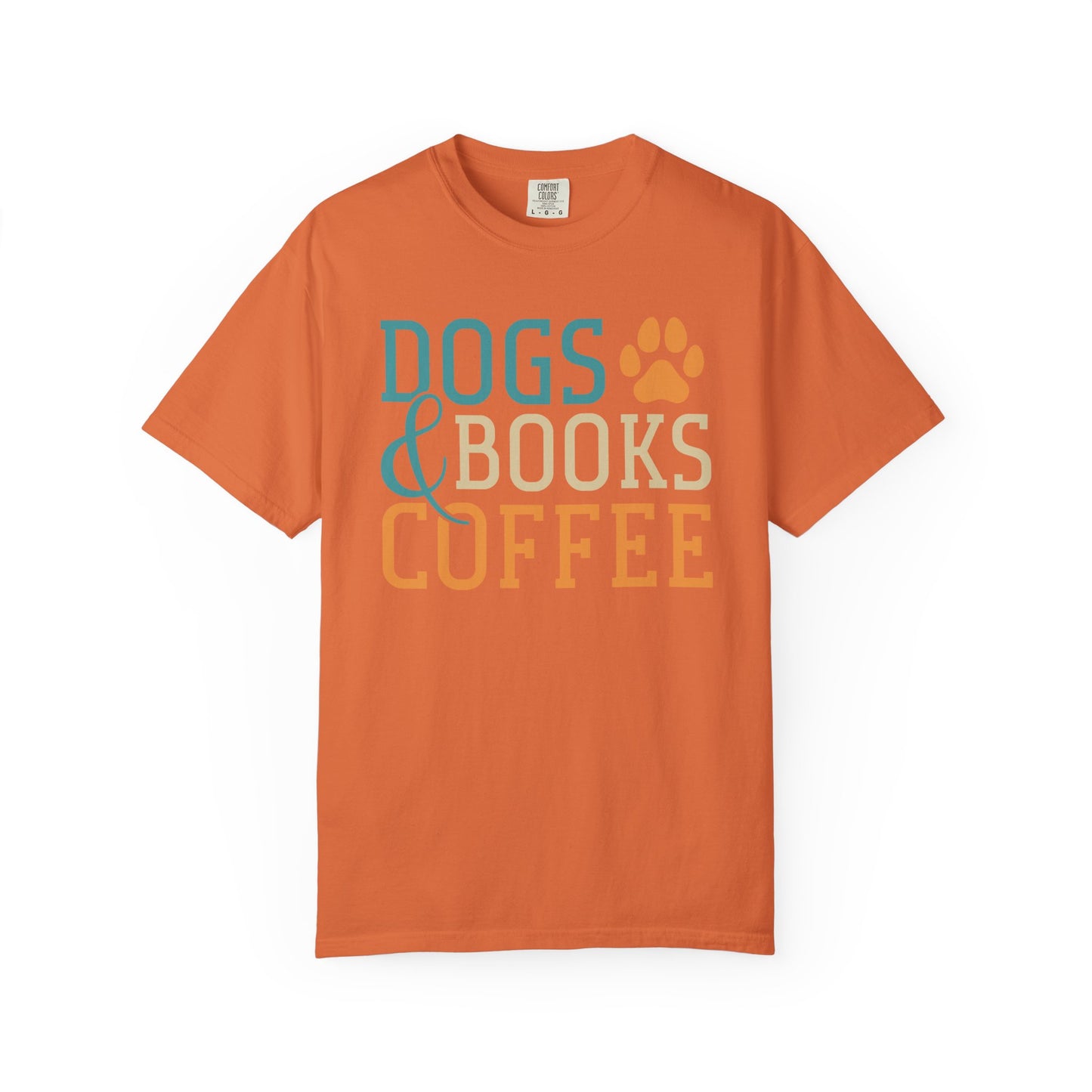 Dogs & Books Coffee T-Shirt | Unisex Garment-Dyed Tee | Perfect Gift for Dog Lovers, Bookworms, Coffee Enthusiasts, Casual Wear, [...]