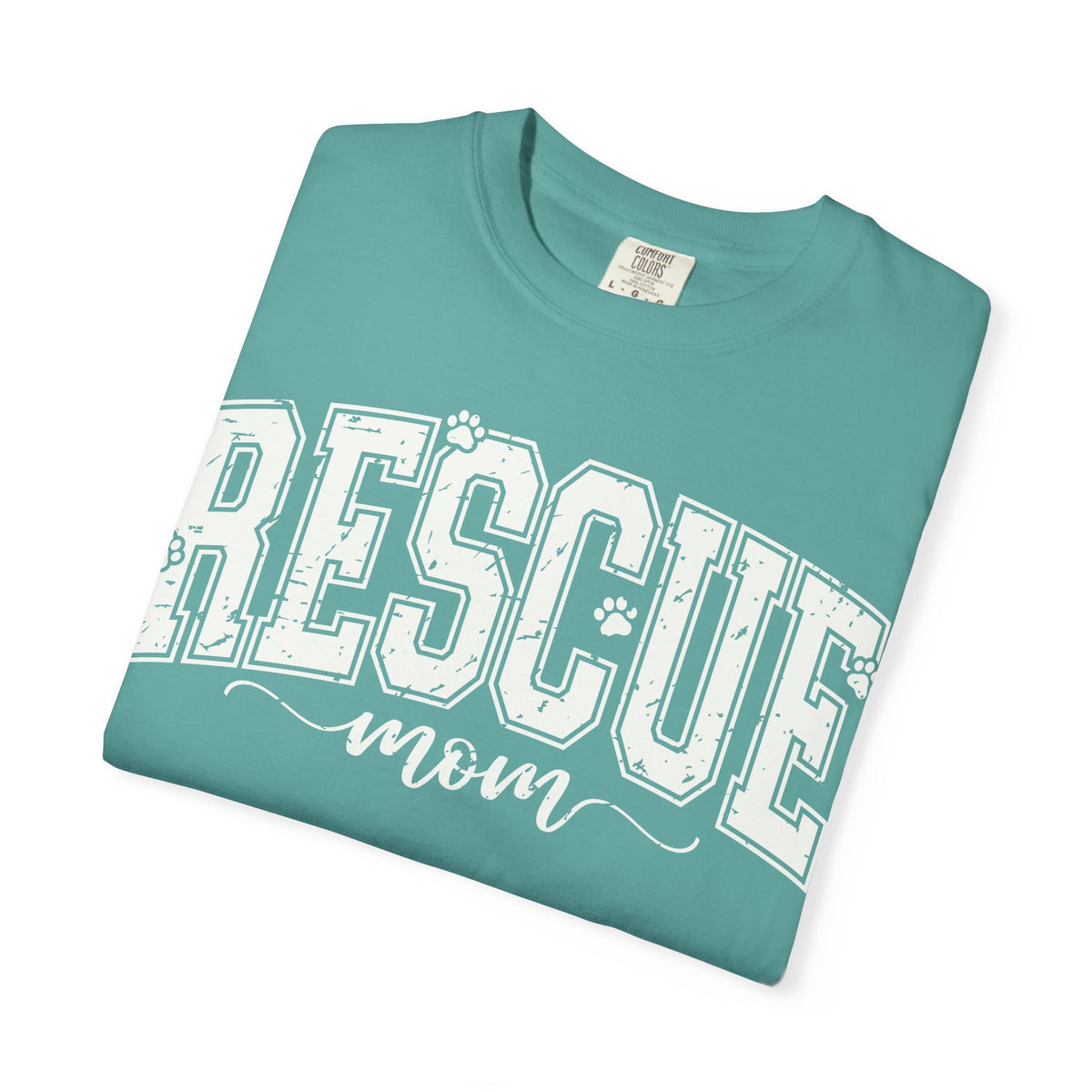 Crewneck T-Shirt — Minimal White Garment-Dyed Tee