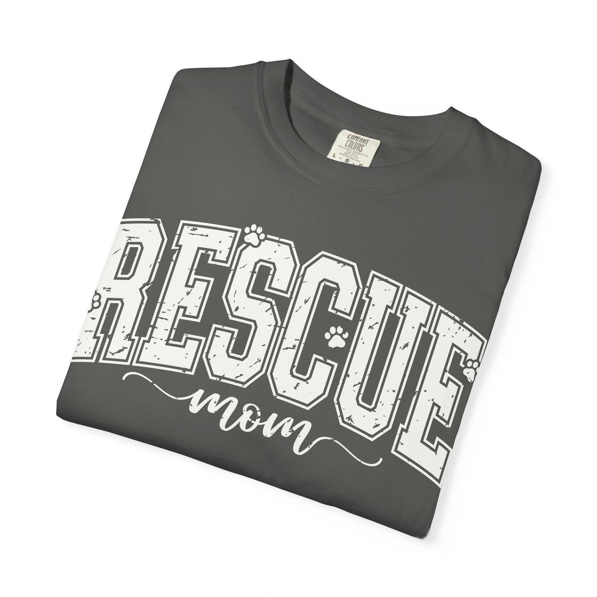 Crewneck T-Shirt — Minimal White Garment-Dyed Tee