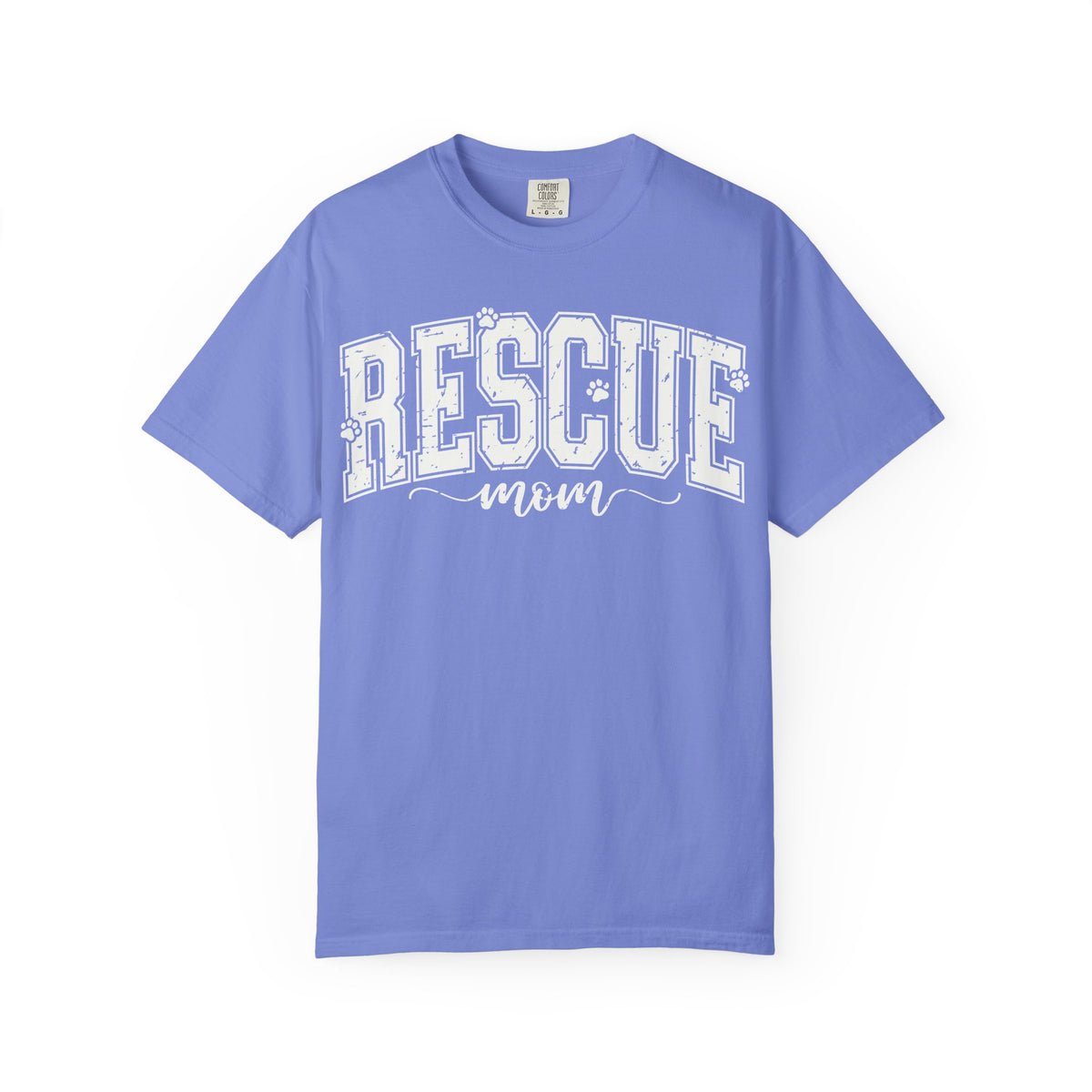 Crewneck T-Shirt — Minimal White Garment-Dyed Tee