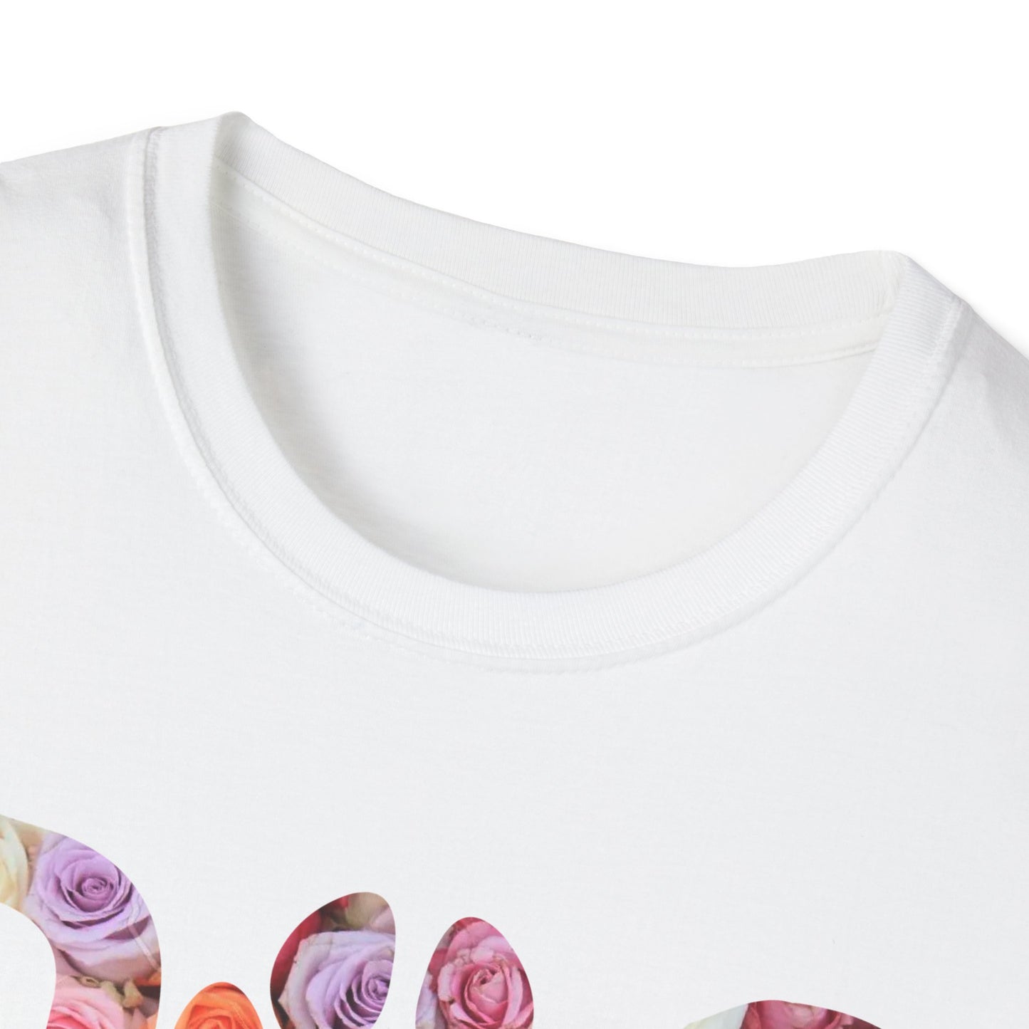Floral Dog Mom T-Shirt | Unisex Softstyle Tee for Pet Lovers