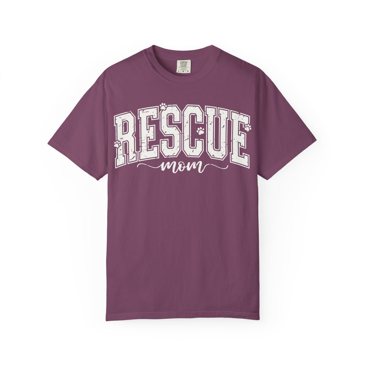Crewneck T-Shirt — Minimal White Garment-Dyed Tee