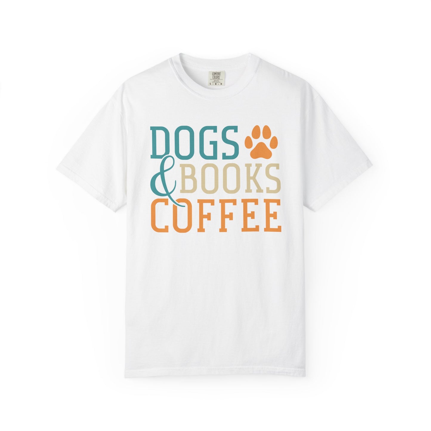 Dogs & Books Coffee T-Shirt | Unisex Garment-Dyed Tee | Perfect Gift for Dog Lovers, Bookworms, Coffee Enthusiasts, Casual Wear, [...]