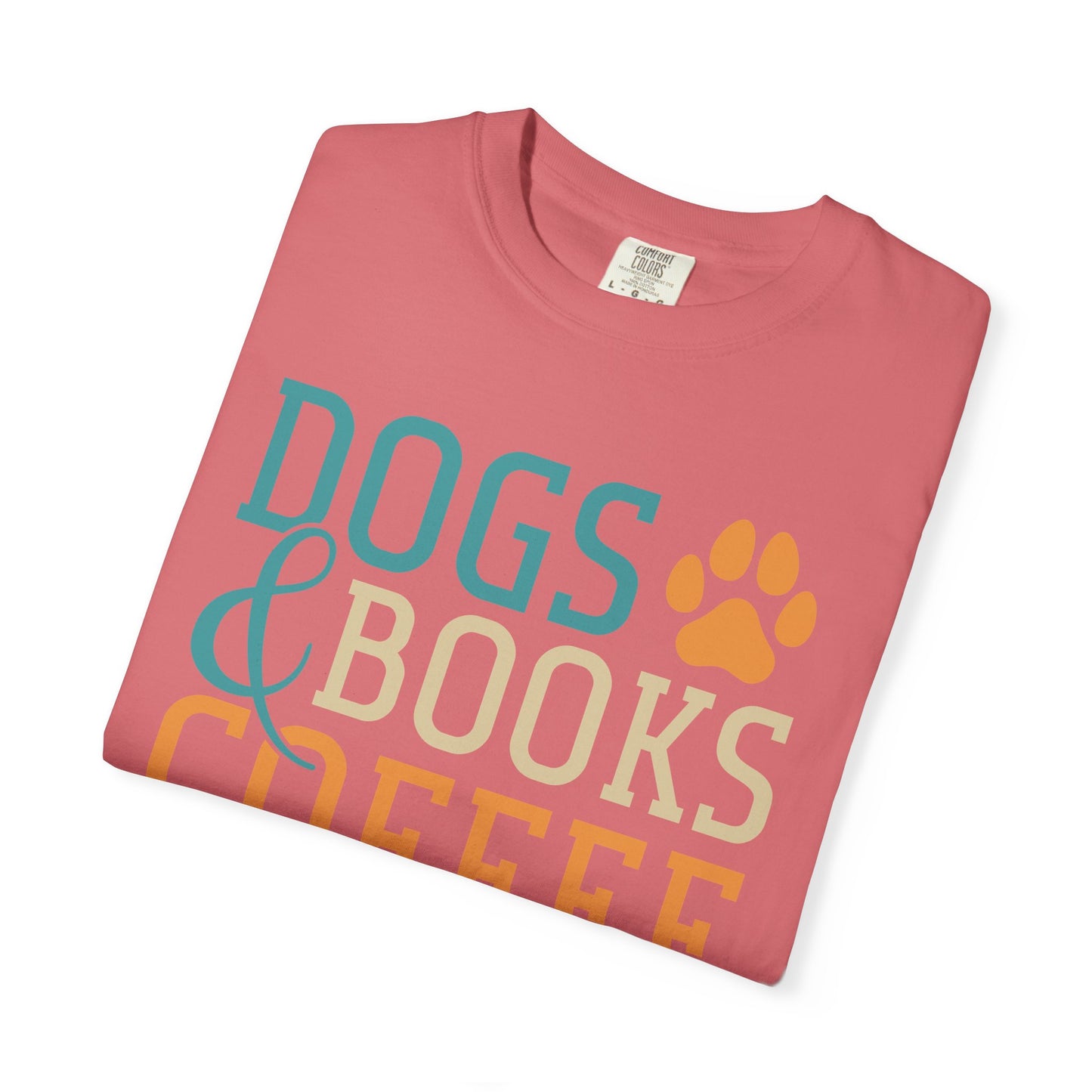 Dogs & Books Coffee T-Shirt | Unisex Garment-Dyed Tee | Perfect Gift for Dog Lovers, Bookworms, Coffee Enthusiasts, Casual Wear, [...]