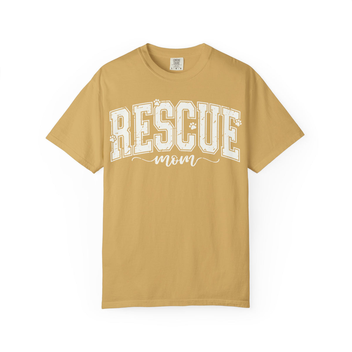 Crewneck T-Shirt — Minimal White Garment-Dyed Tee