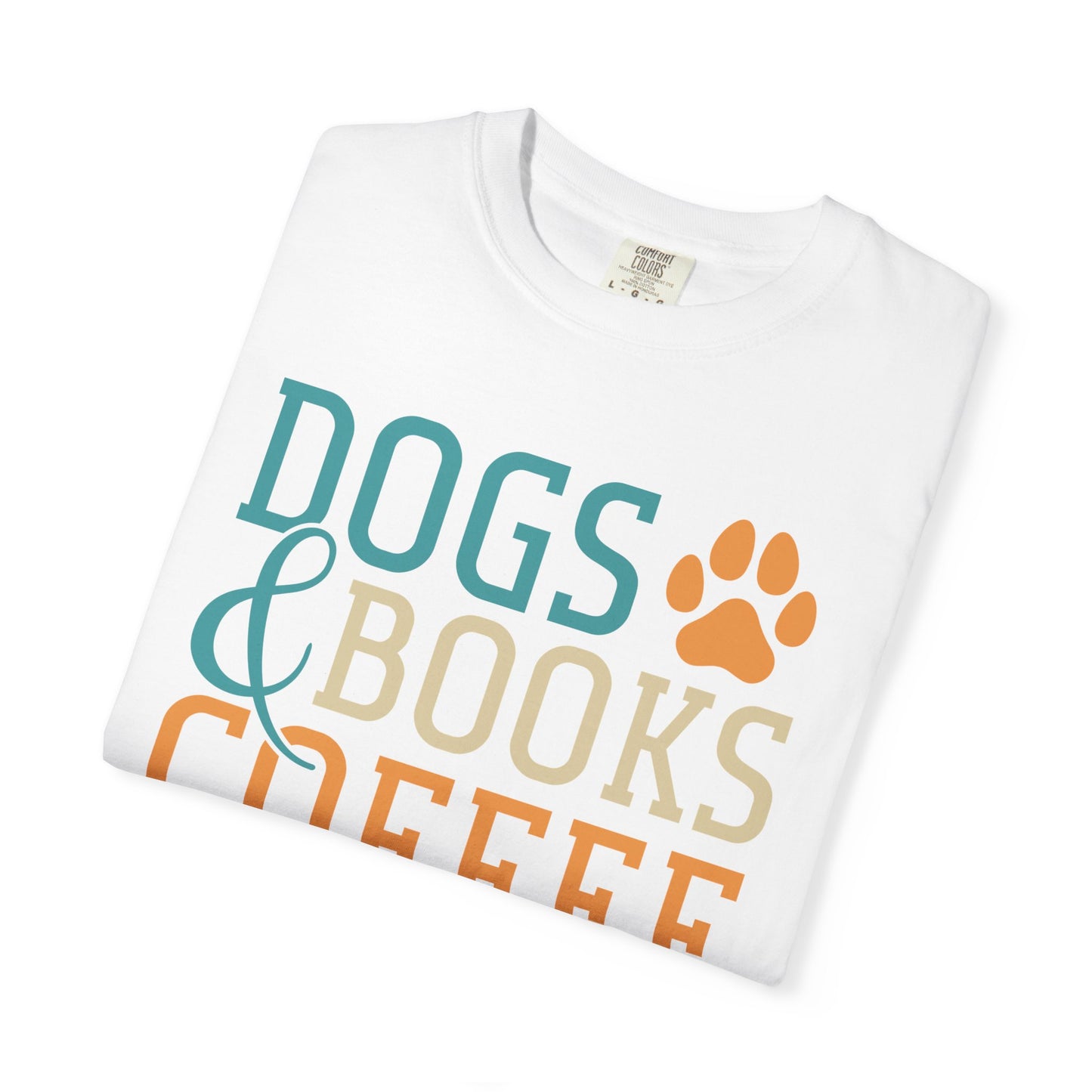 Dogs & Books Coffee T-Shirt | Unisex Garment-Dyed Tee | Perfect Gift for Dog Lovers, Bookworms, Coffee Enthusiasts, Casual Wear, [...]