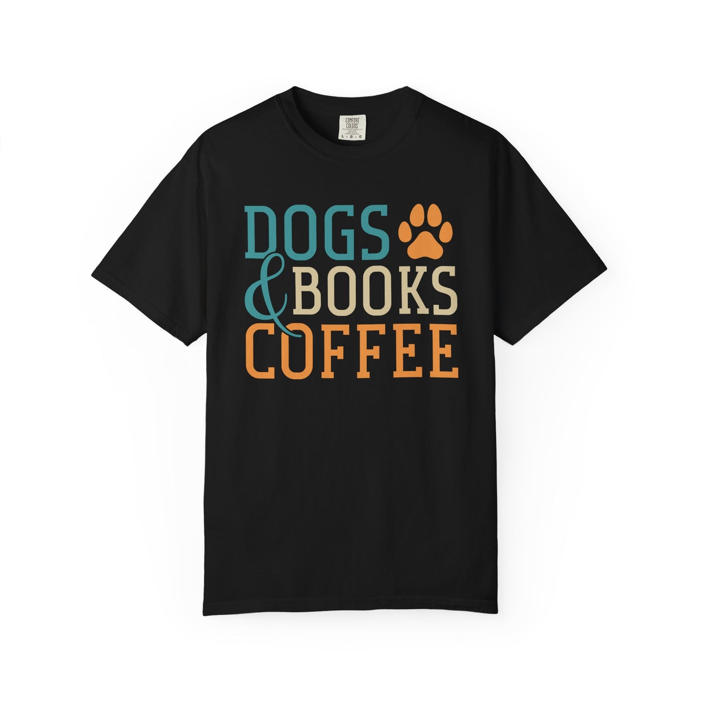 Dogs & Books Coffee T-Shirt | Unisex Garment-Dyed Tee | Perfect Gift for Dog Lovers, Bookworms, Coffee Enthusiasts, Casual Wear, [...]