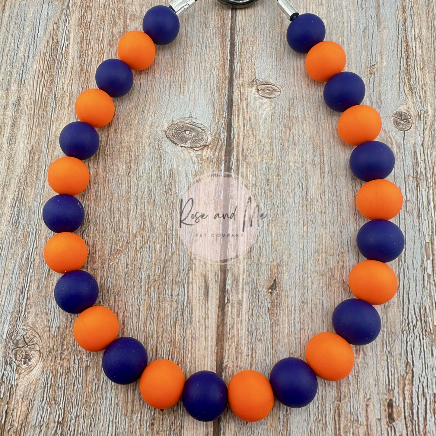 Personalized Design Favorite Baseball Team Beaded Dog Necklace