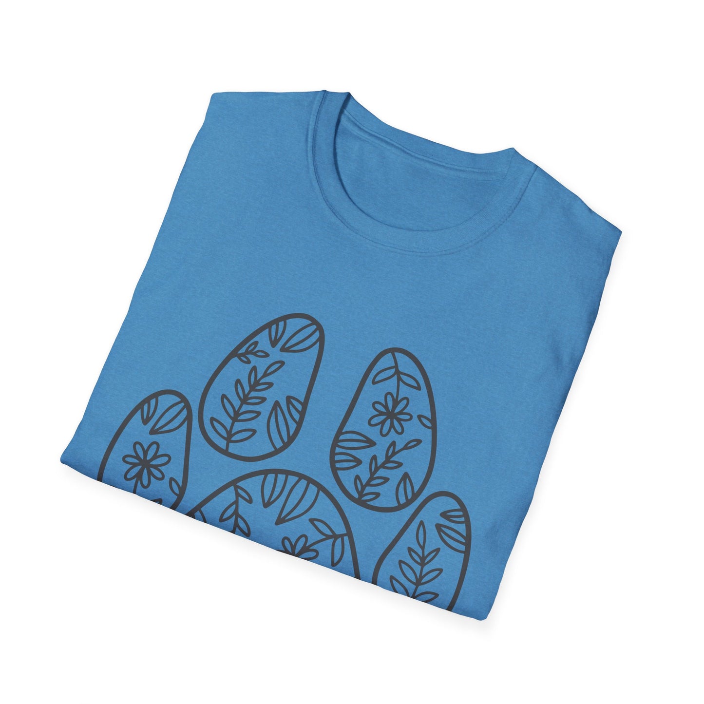 Paw Print Love Tee - Animal Lover T-Shirt, Cute Pet Shirt, Floral Graphic Tee for Pets, Birthday Gift for Dog Moms