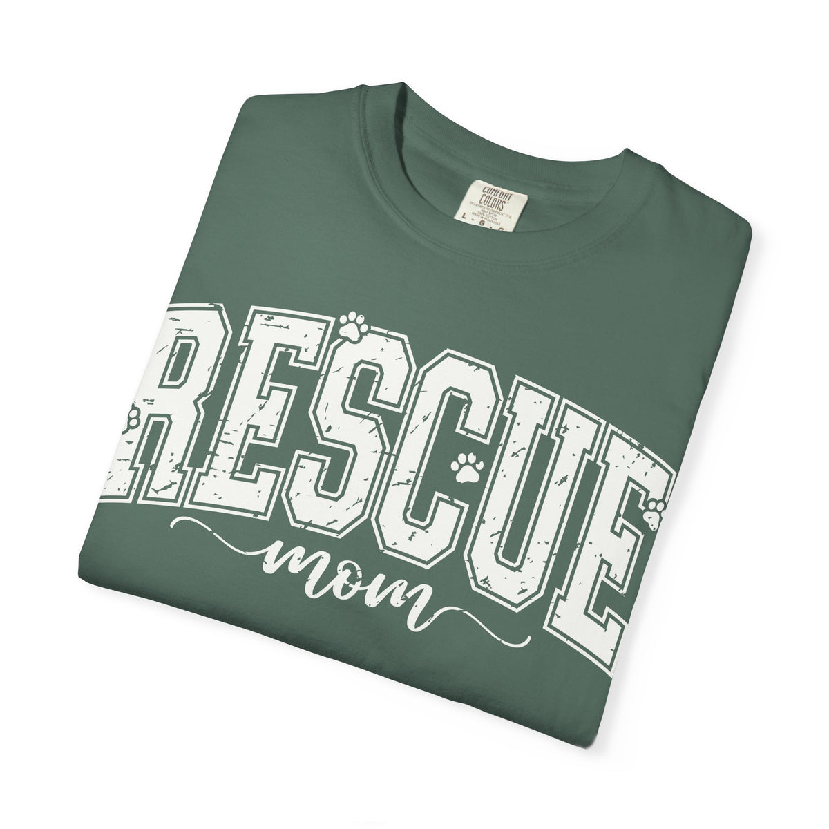 Crewneck T-Shirt — Minimal White Garment-Dyed Tee