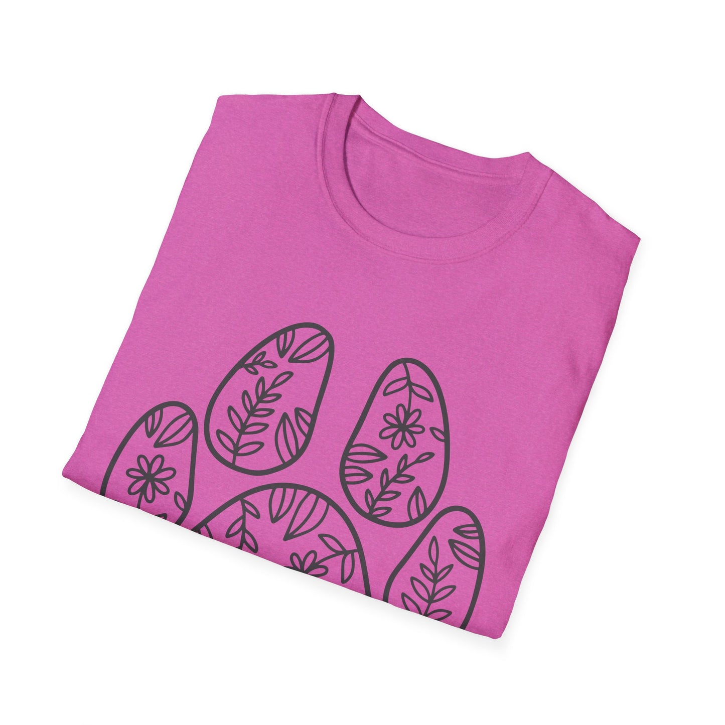 Paw Print Love Tee - Animal Lover T-Shirt, Cute Pet Shirt, Floral Graphic Tee for Pets, Birthday Gift for Dog Moms