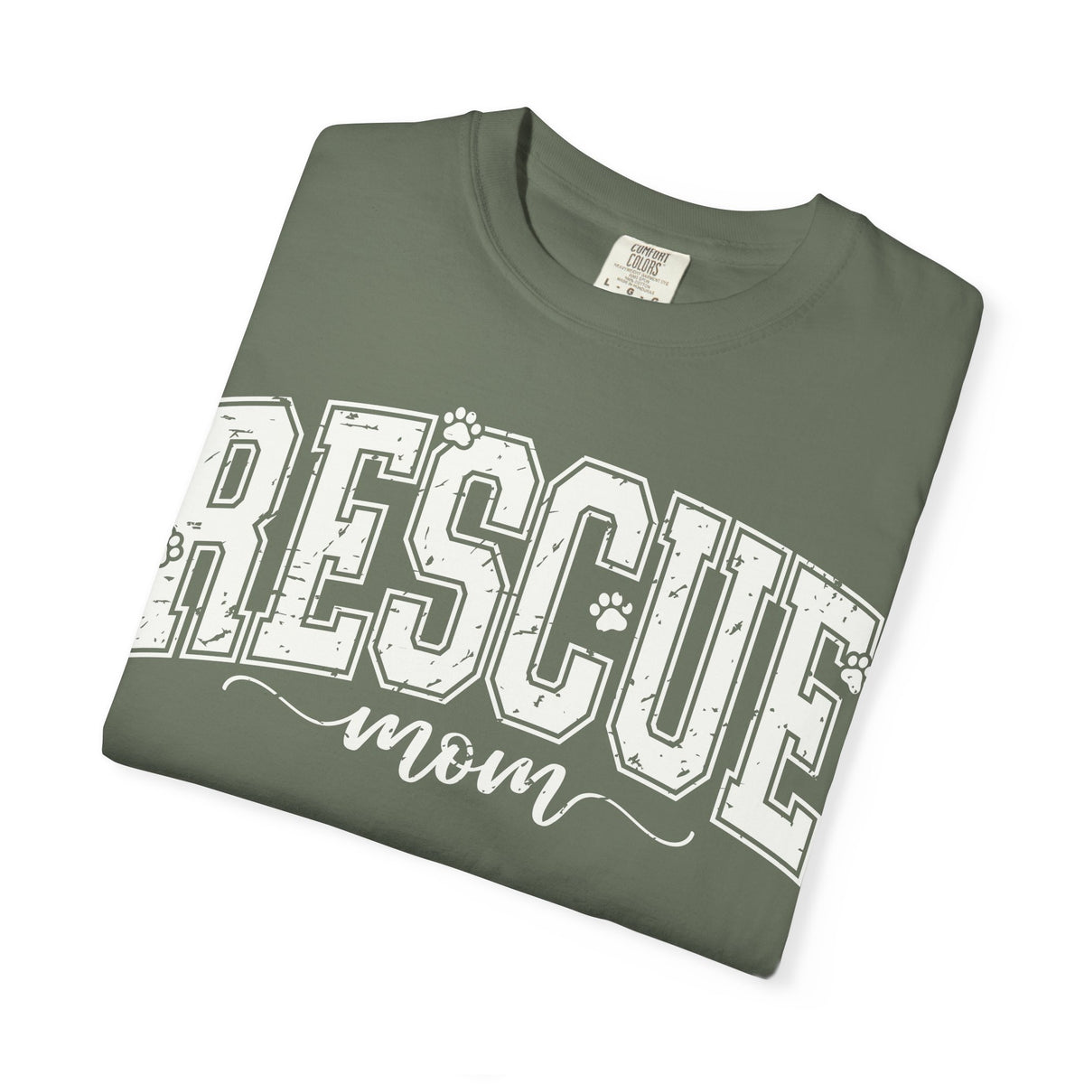 Crewneck T-Shirt — Minimal White Garment-Dyed Tee